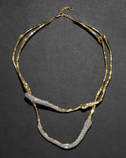Solanales Crystal Twisted Collar Necklace - Photo 1