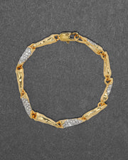 Solanales Crystal Linked Spear Bracelet - Photo 1