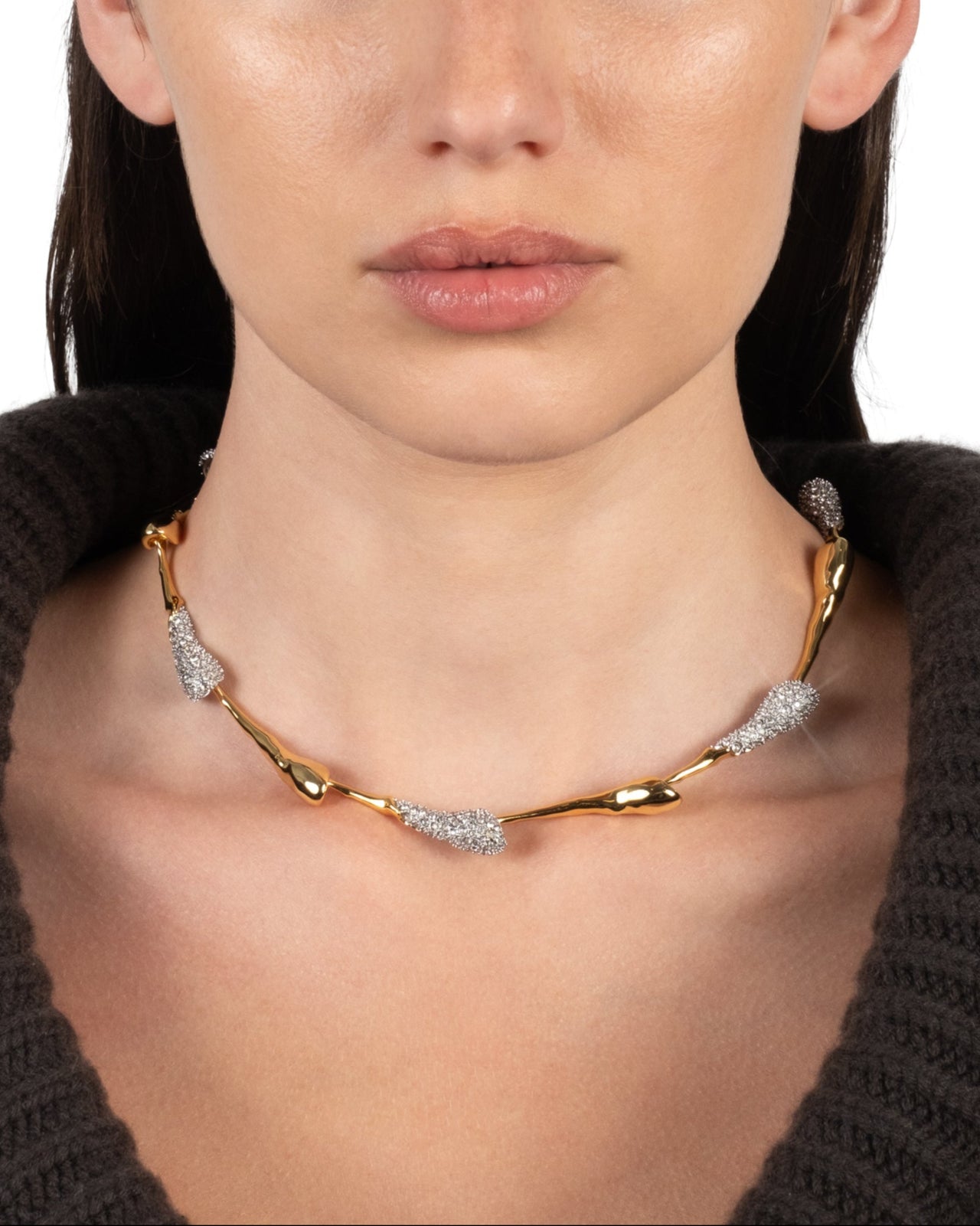 Solanales Crystal Teardrop Riviera Necklace - Photo 2