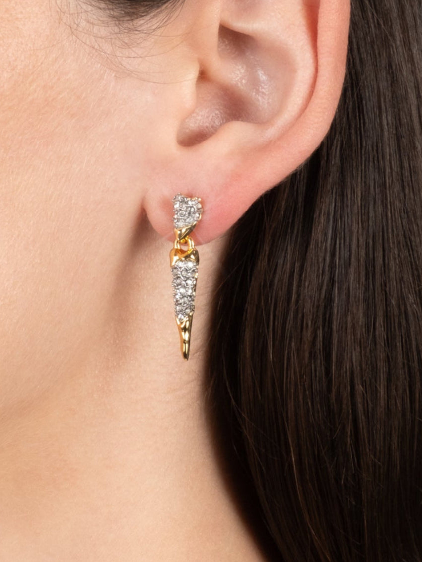 Solanales Crystal Spear Drop Earring - Photo 2