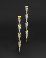 Solanales Crystal Spear Linear Earring - Photo 1