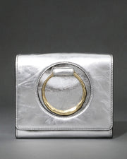 The Hunter Convertible Crossbody Bag- Silver - Photo 1
