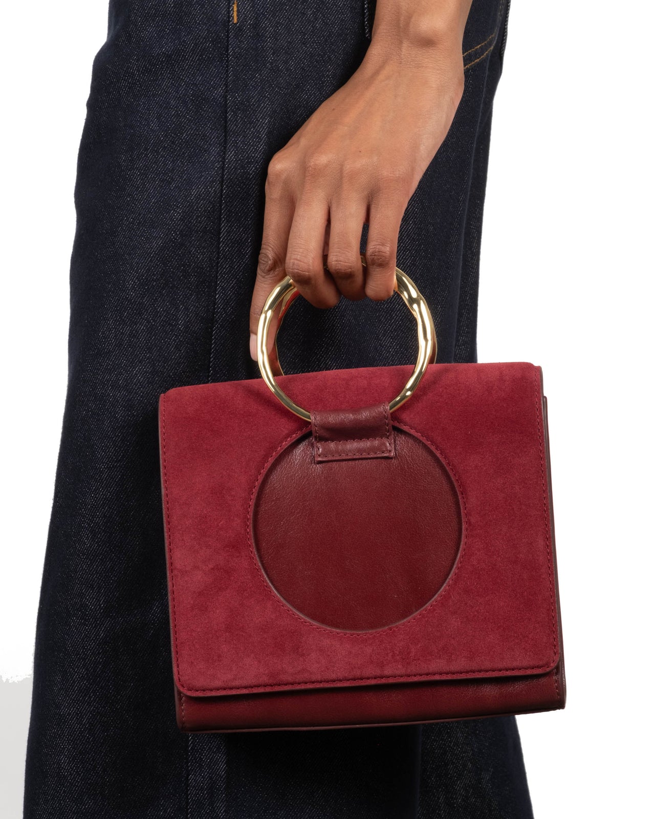 The Hunter Convertible Crossbody Bag- Burgundy - Photo 2