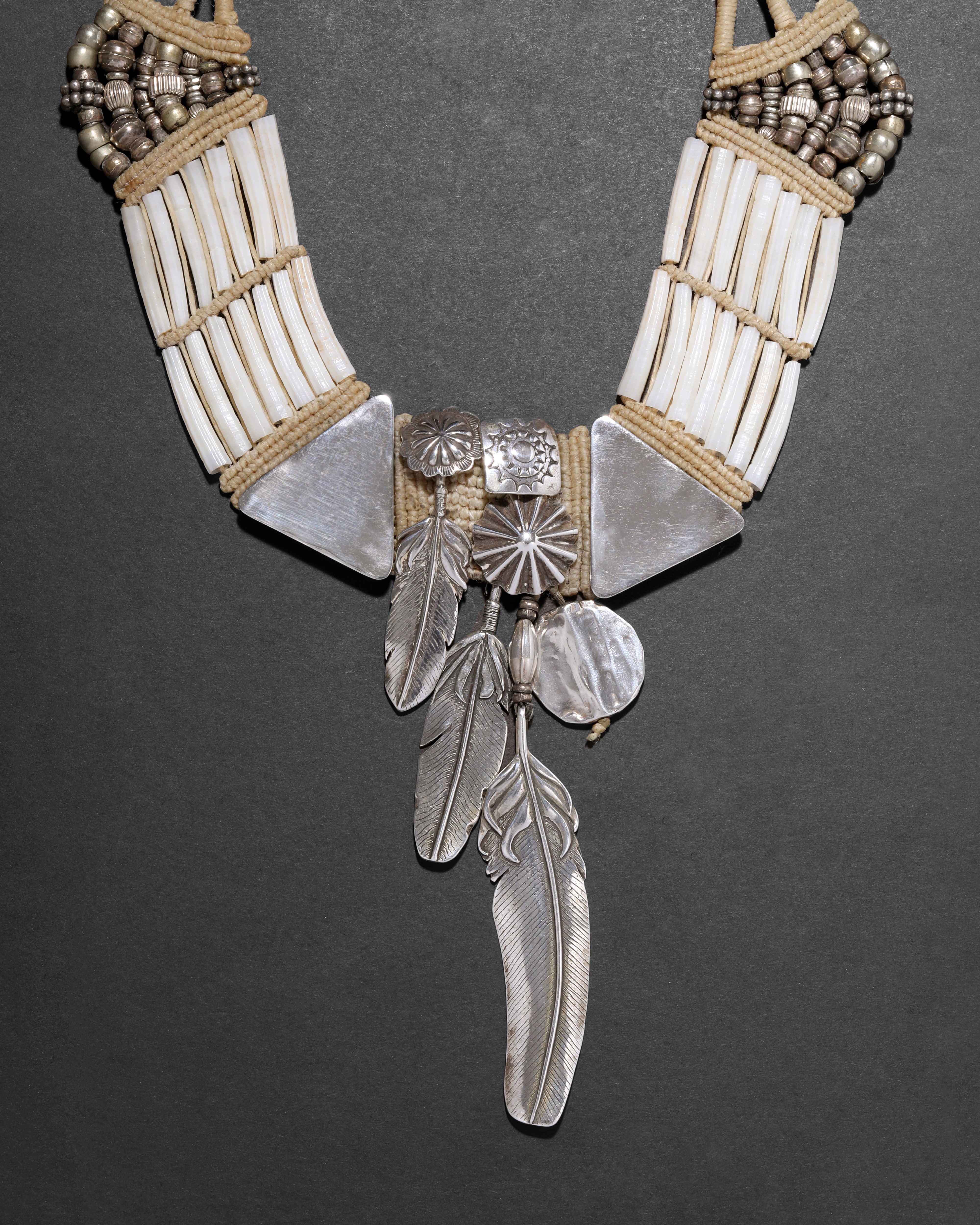 Vintage 1980s Sterling Silver Mary & Doug Hancock Necklace