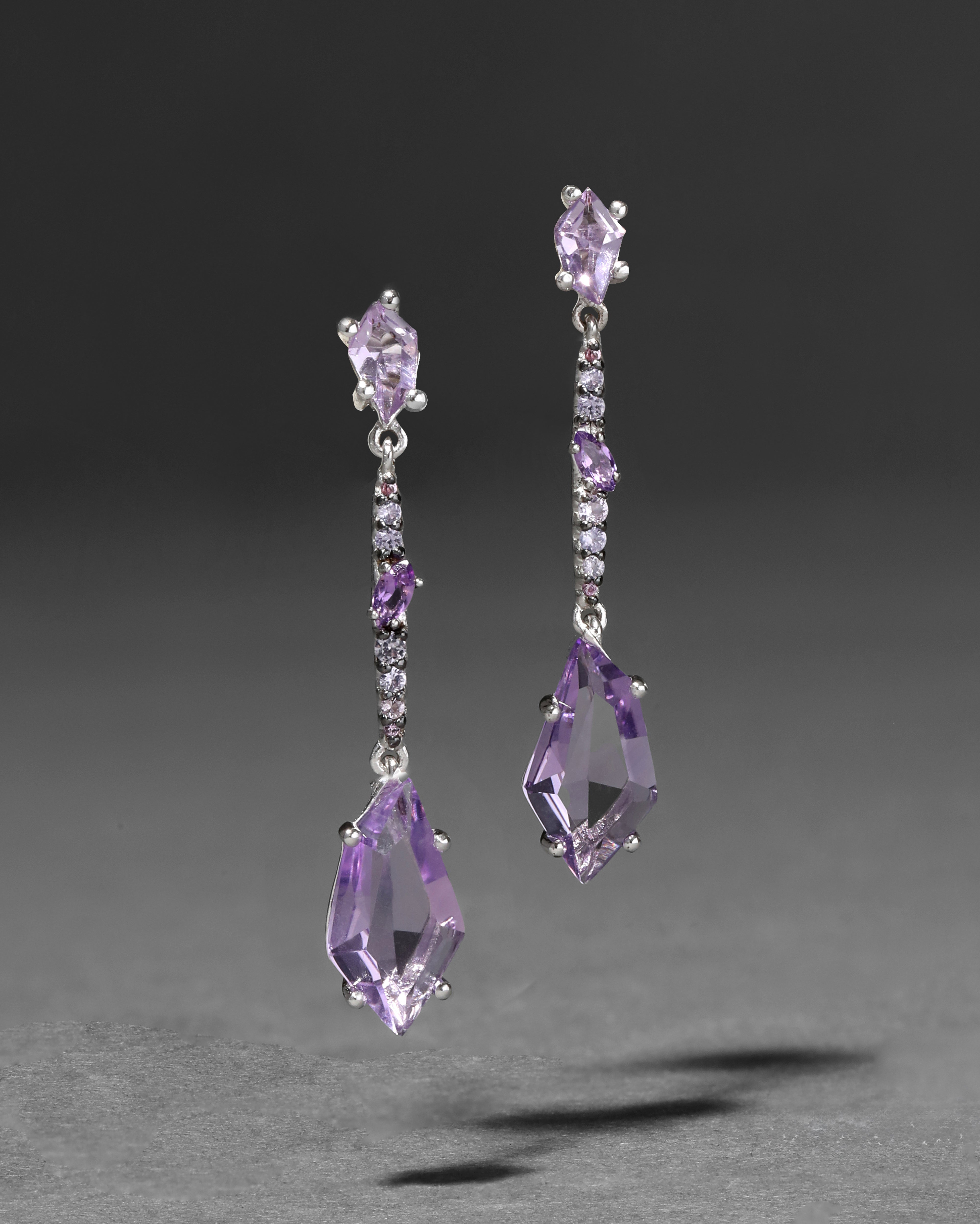 Amethyst Post Earrings Sterling Silver Amethyst Post Earrings Sterling Silver