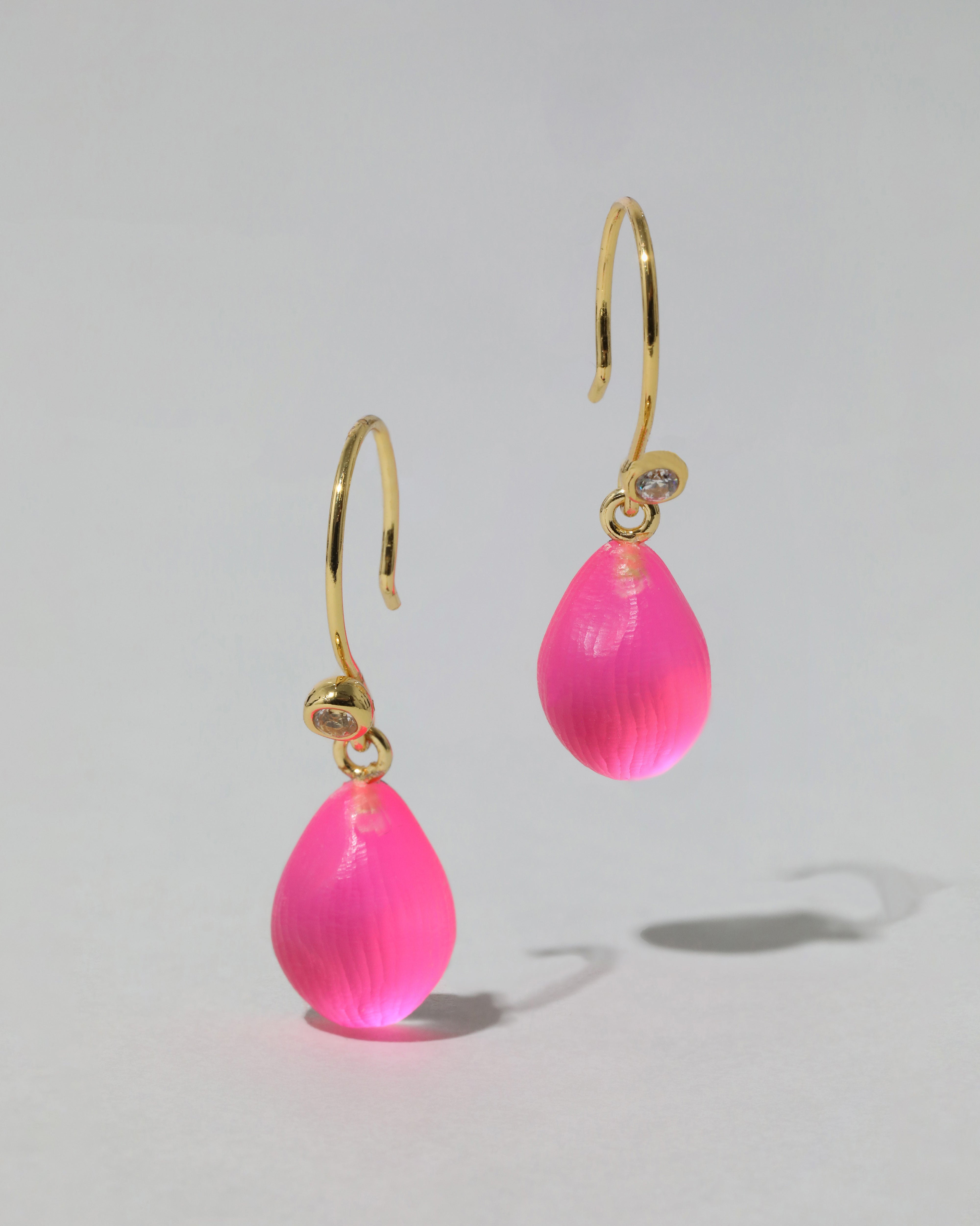 Alexis Bittar Teardrop Drop Earrings Clear