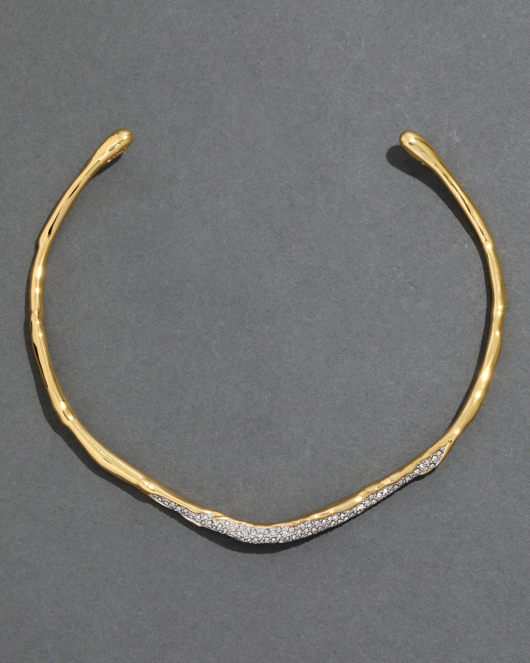 Alexis Bittar Solanales Gold Crystal Skinny Collar