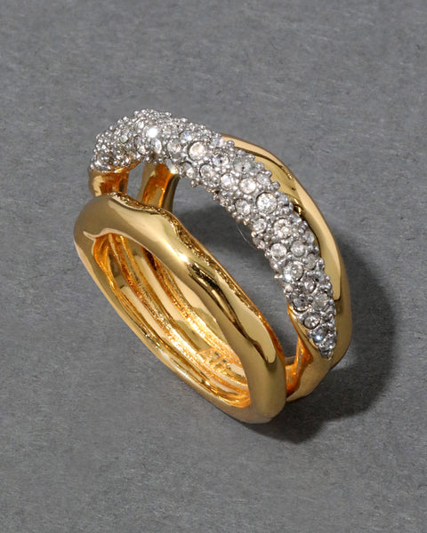 MARS RING 21号 マーズ ジルコニア 蜂 PUERTA DEL SOL Solanales Crystal Orbiting Ring | Alexis Bittar