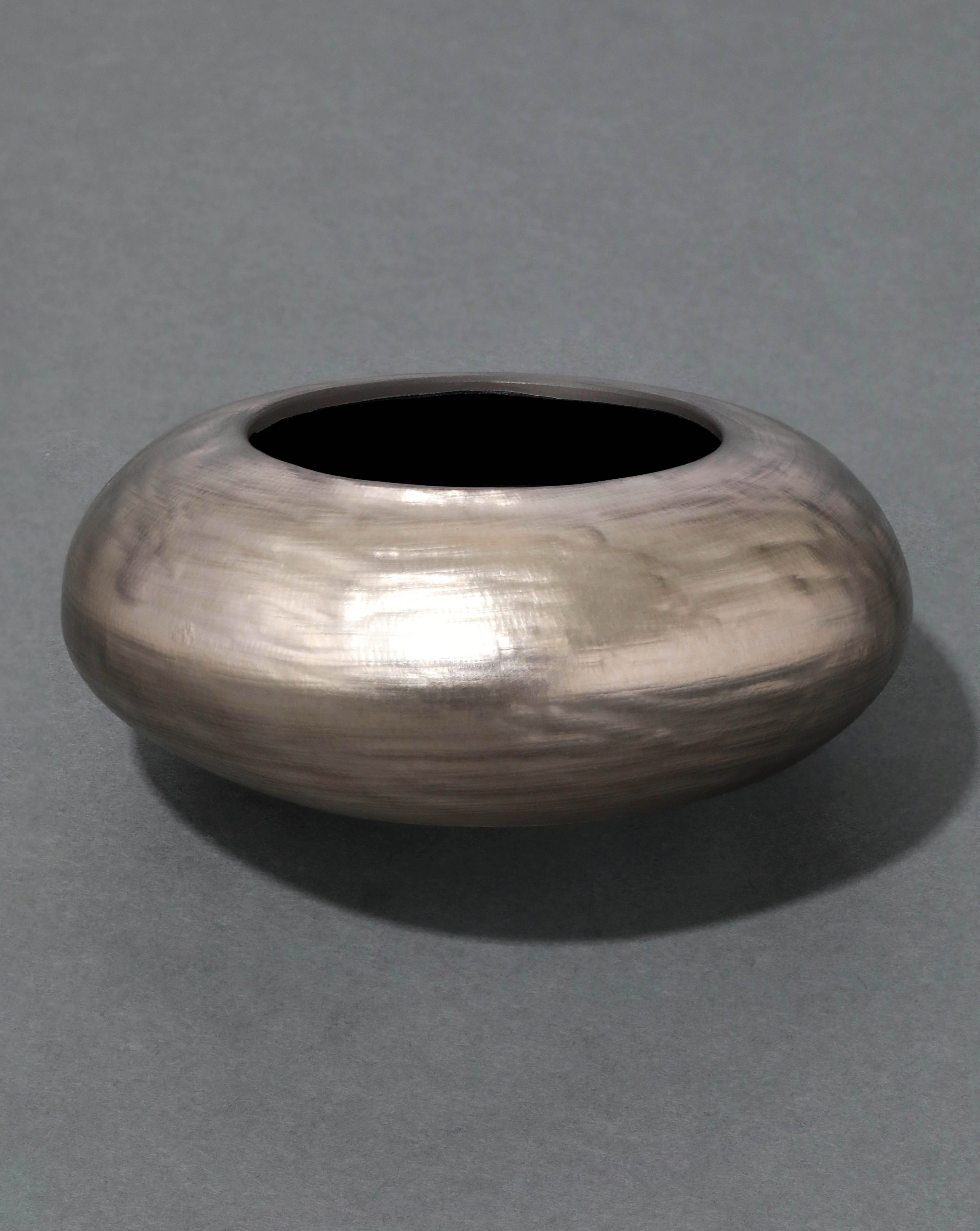 Puffy Lucite Bangle Bracelet Chocolate