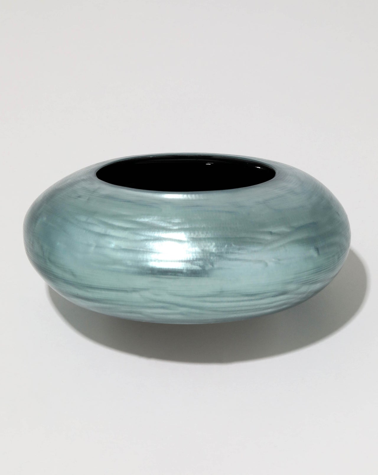 Puffy Lucite Bangle Bracelet- Teal Blue - Photo 2