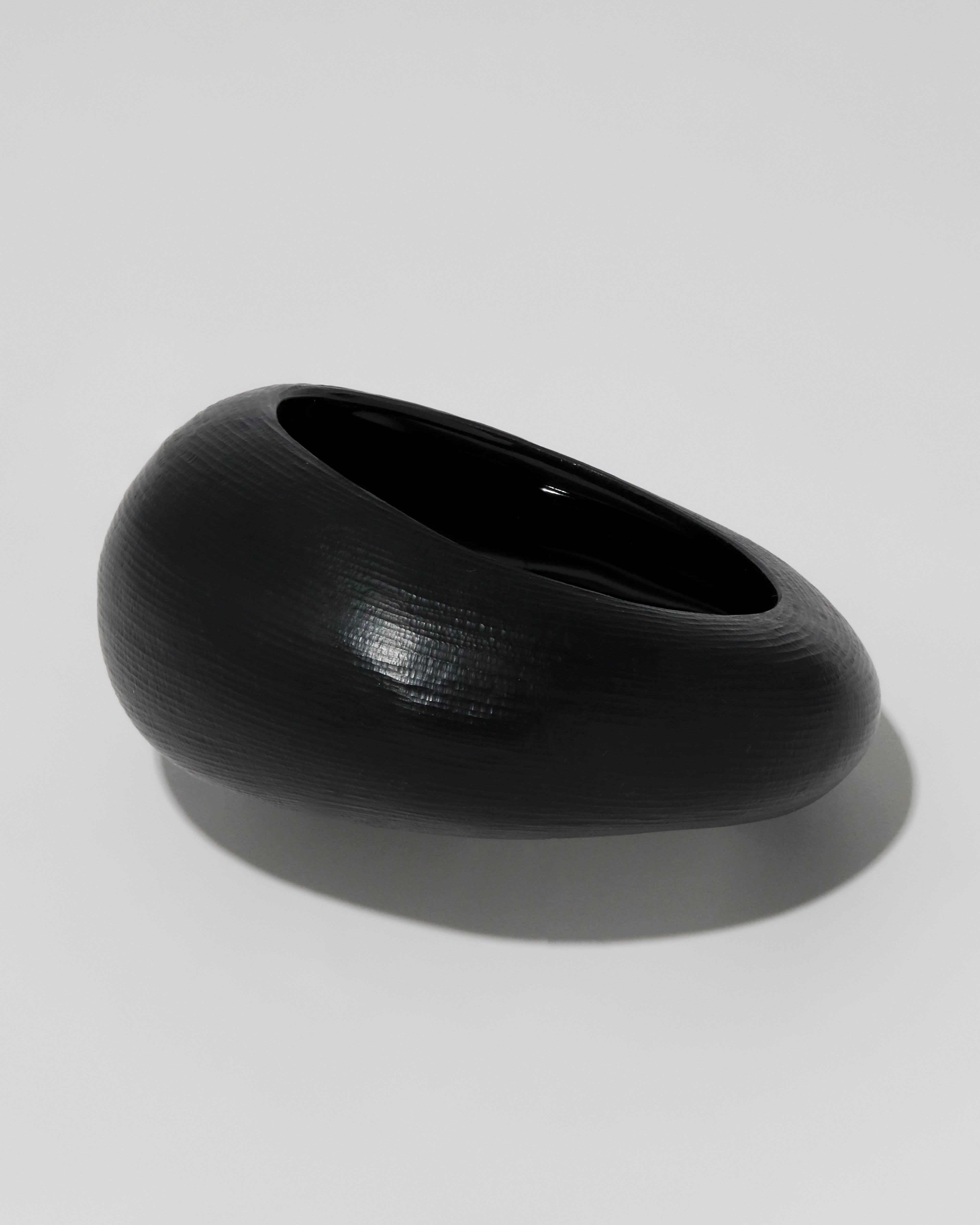 Puffy Lucite Tapered Bangle Bracelet