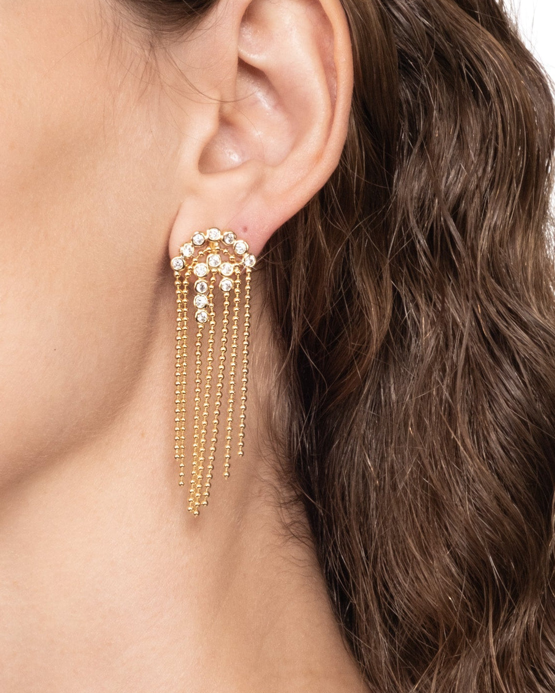 Asterales Bubble Fringe Chandelier Earring - Photo 2