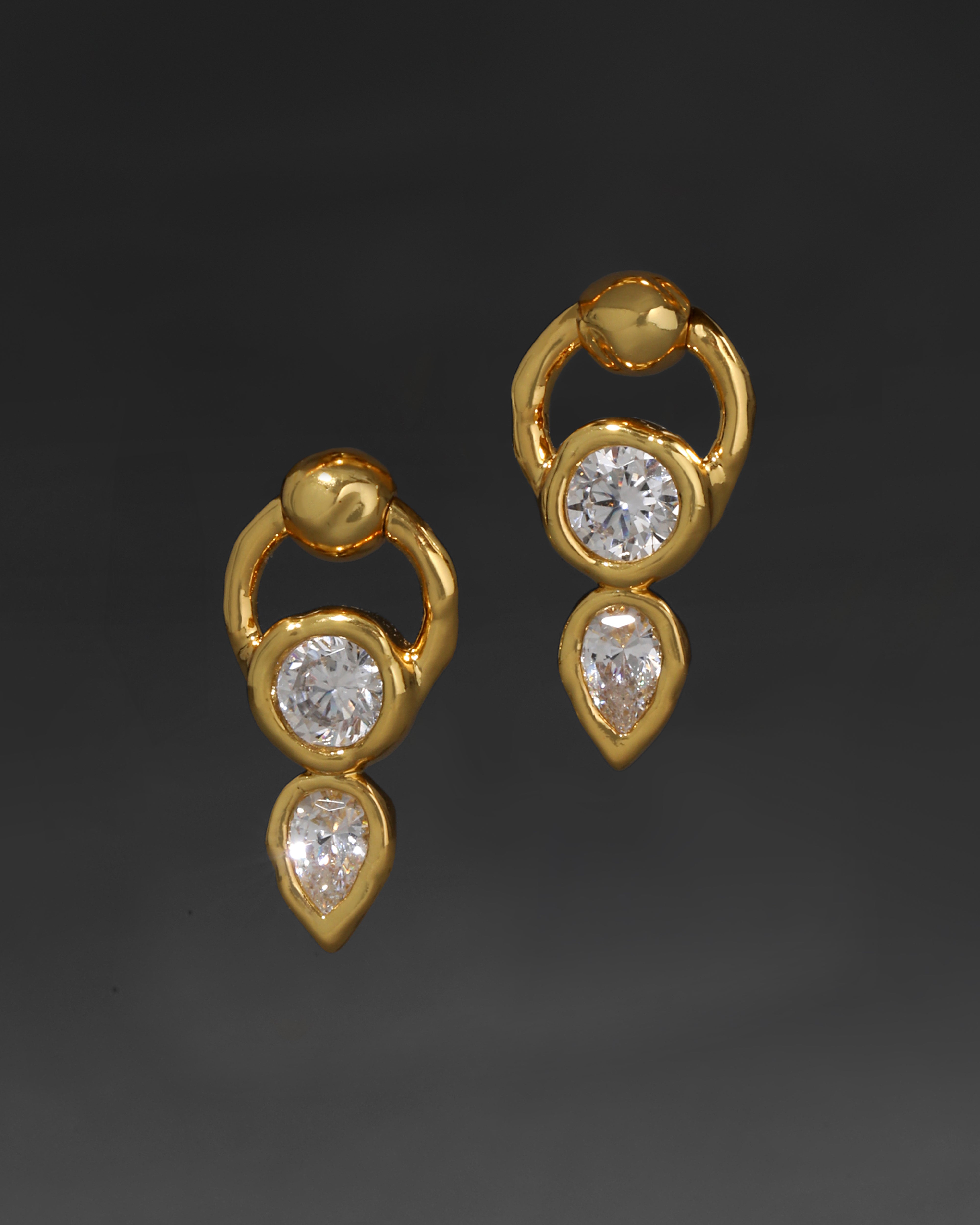 Asterales Petite Doorknocker Post Earring