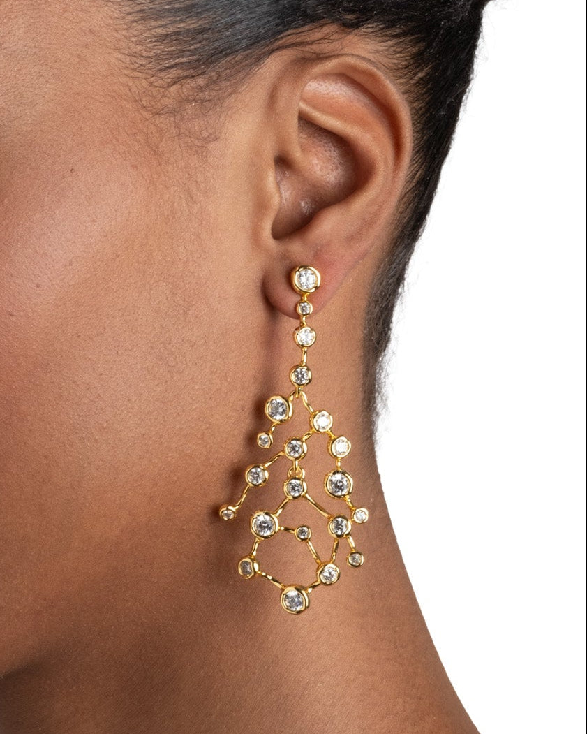 Asterales Gold Celestial Earring - Photo 2