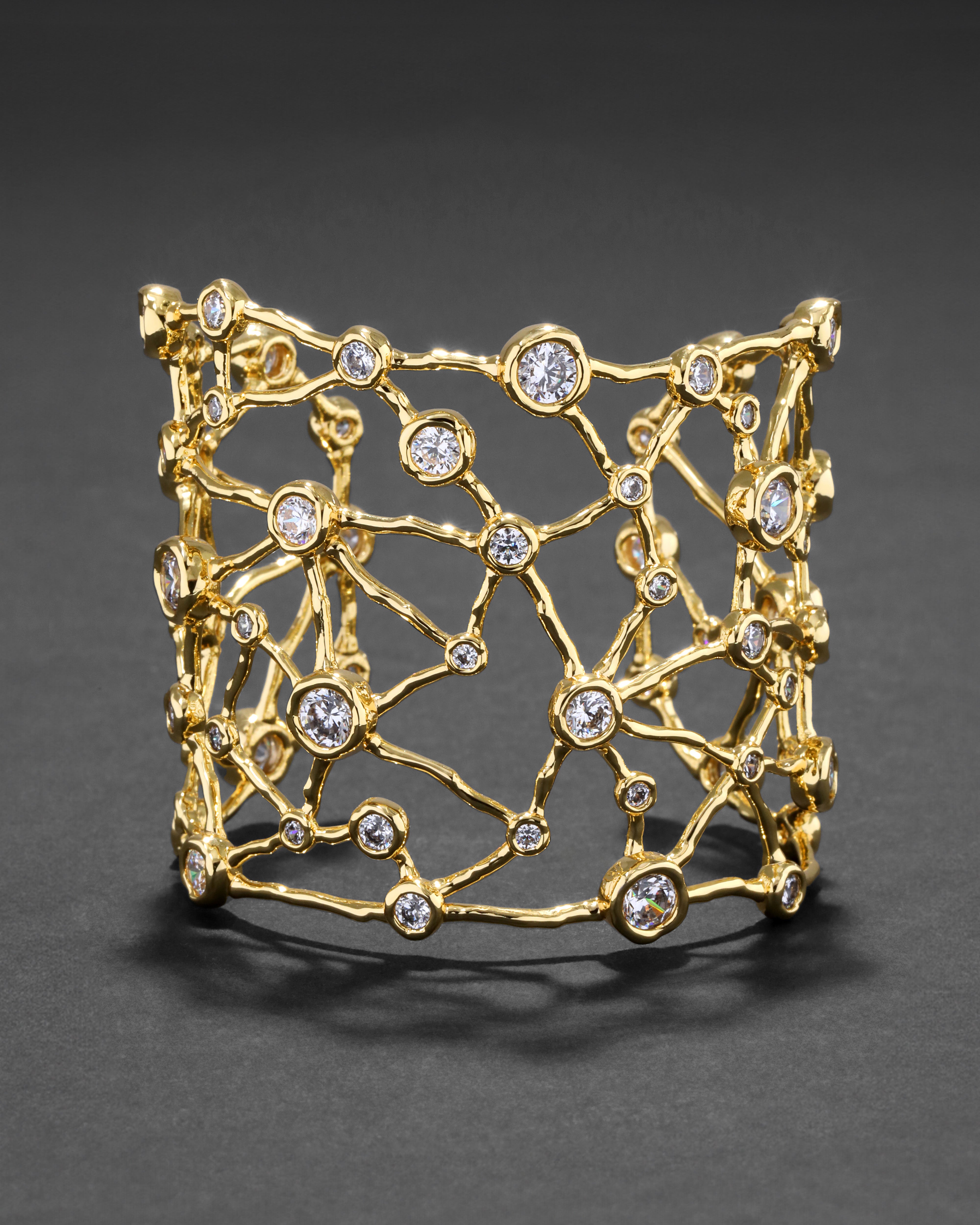 Asterales Celestial Wide Cuff Bracelet