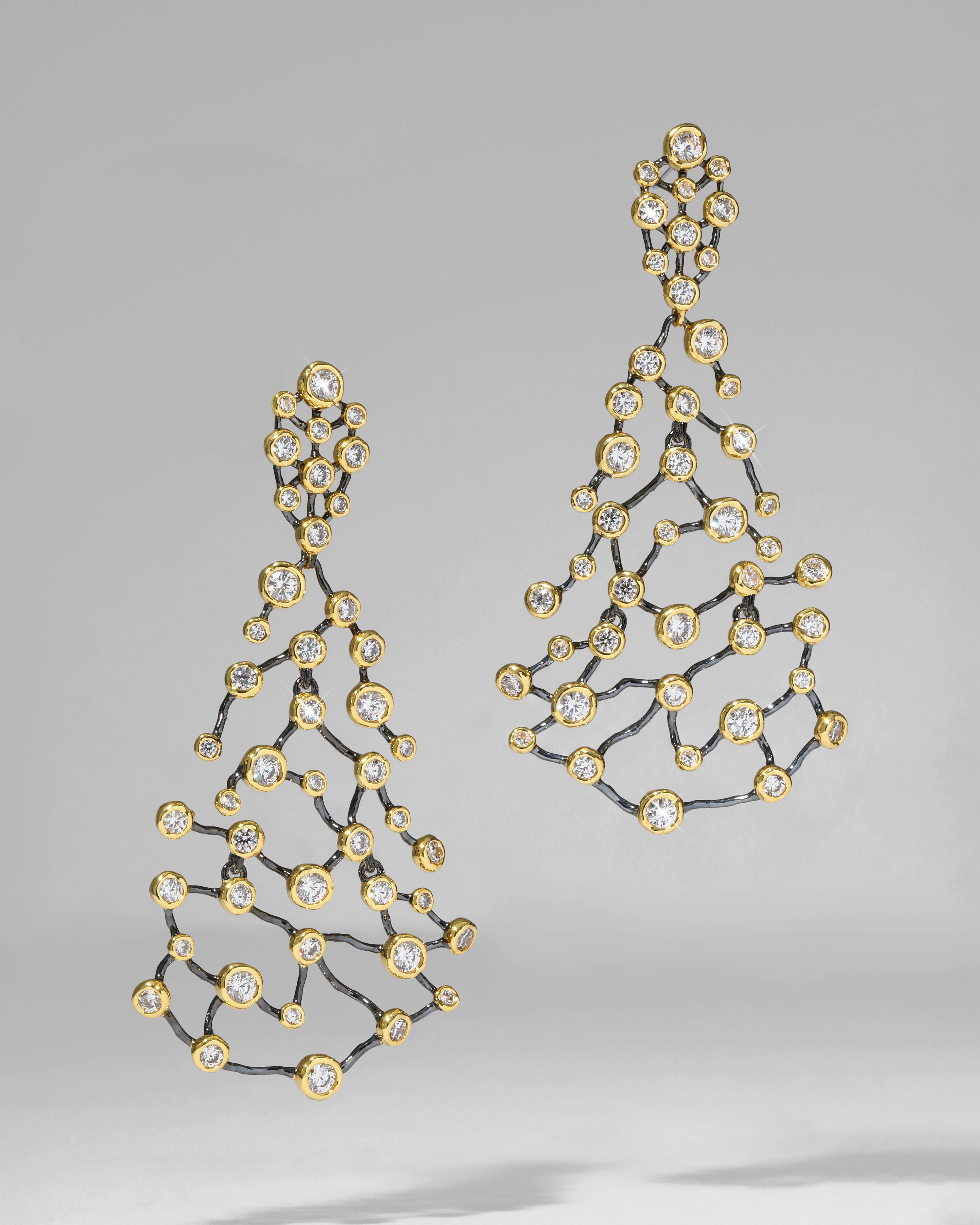 Asterales Noir Large Celestial Earring