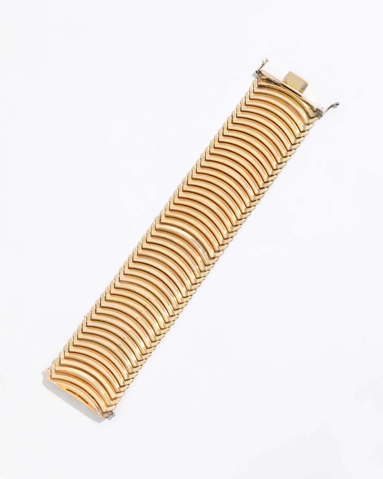 Vintage 1960s 18k Gold Handmade Italian Link Bracelet - Photo 2