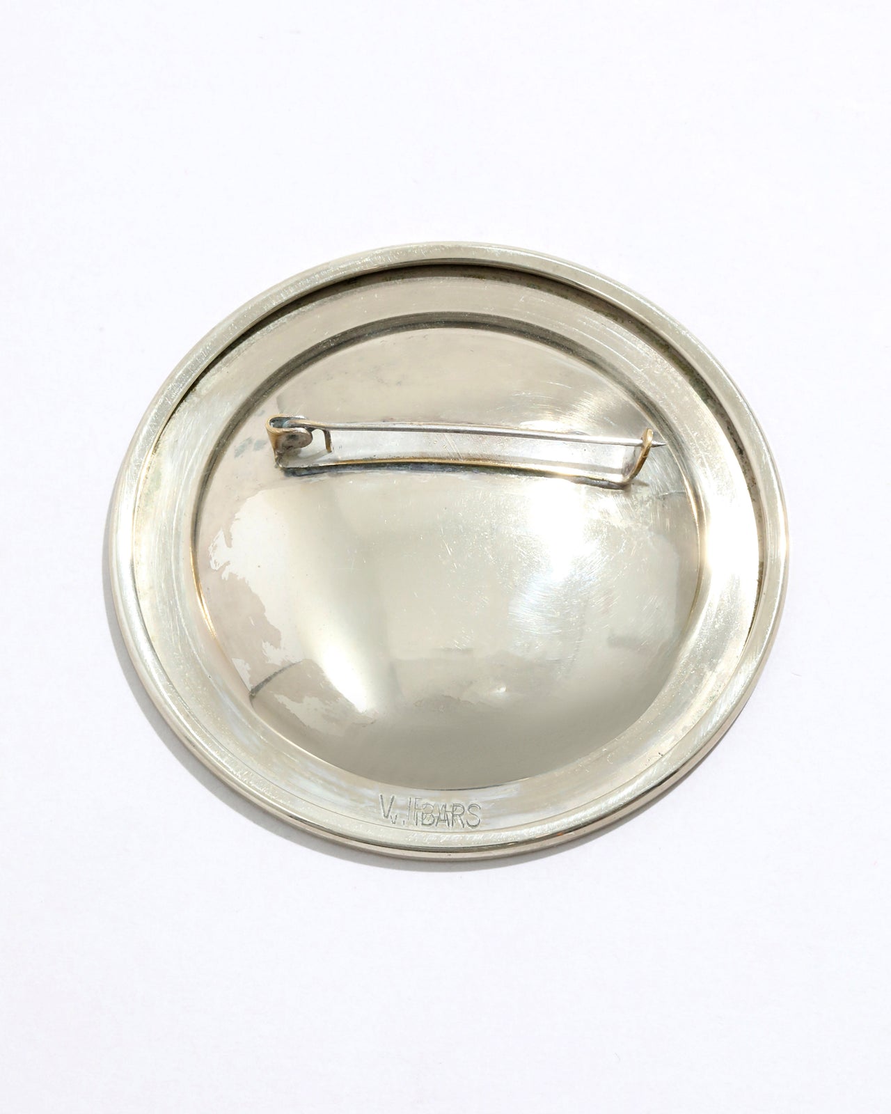 Vintage 1970s Round Modernist Pin - Photo 2