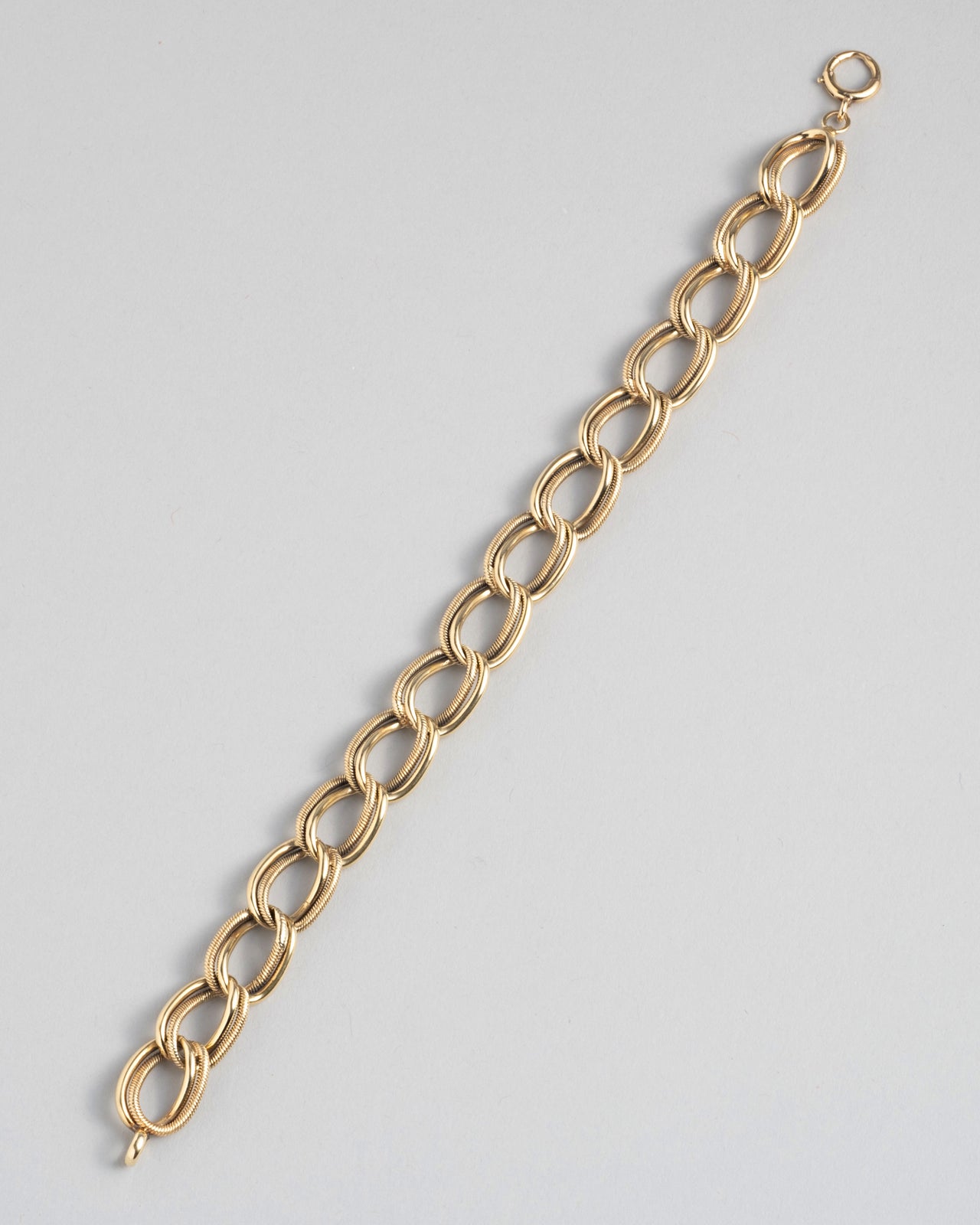 Antique Early 1900s 14k Gold Link Bracelet - Photo 2