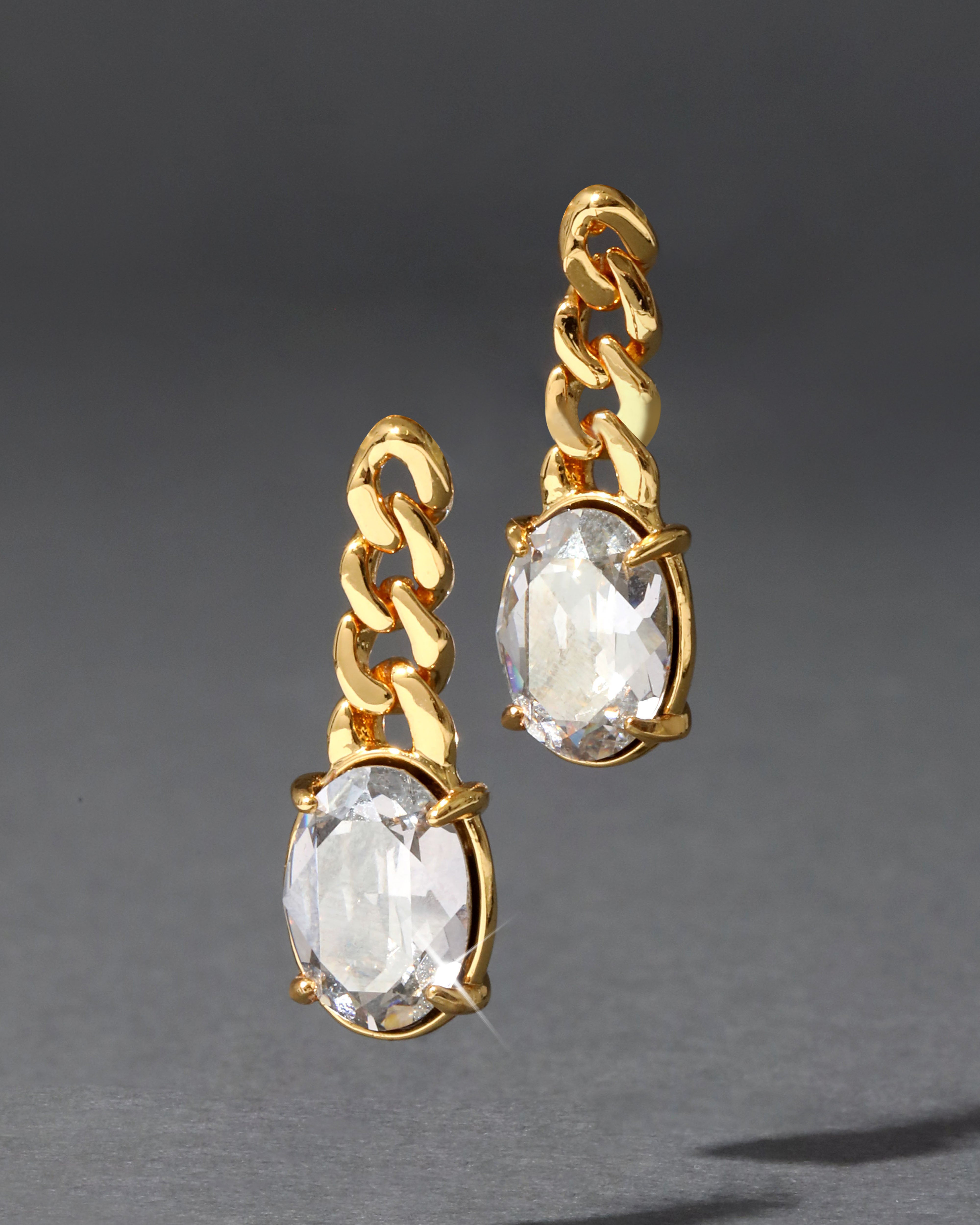 Bonbon Crystal Small Drop Post Earring
