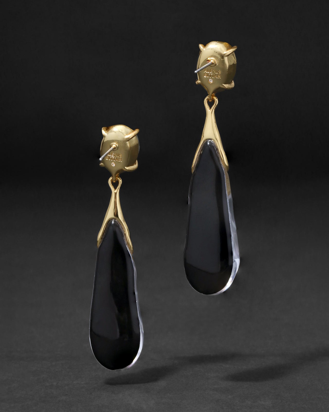 Bonbon Crystal Small Teardrop Earring- White Opal - Photo 2