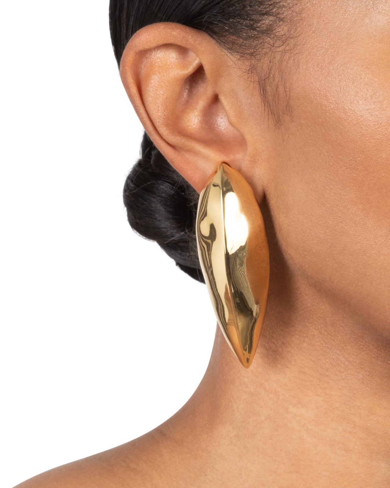 Brut Gold Armor Clip Earring - Photo 2