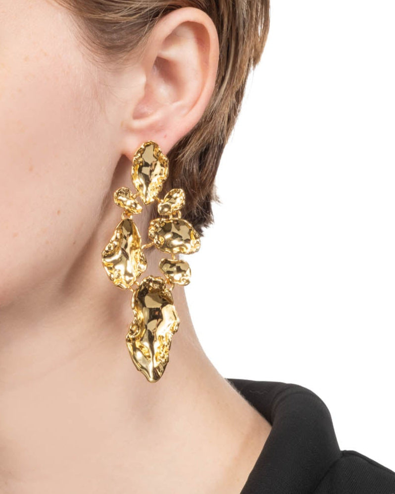 Brut Gold Mosaic Earring - Photo 2