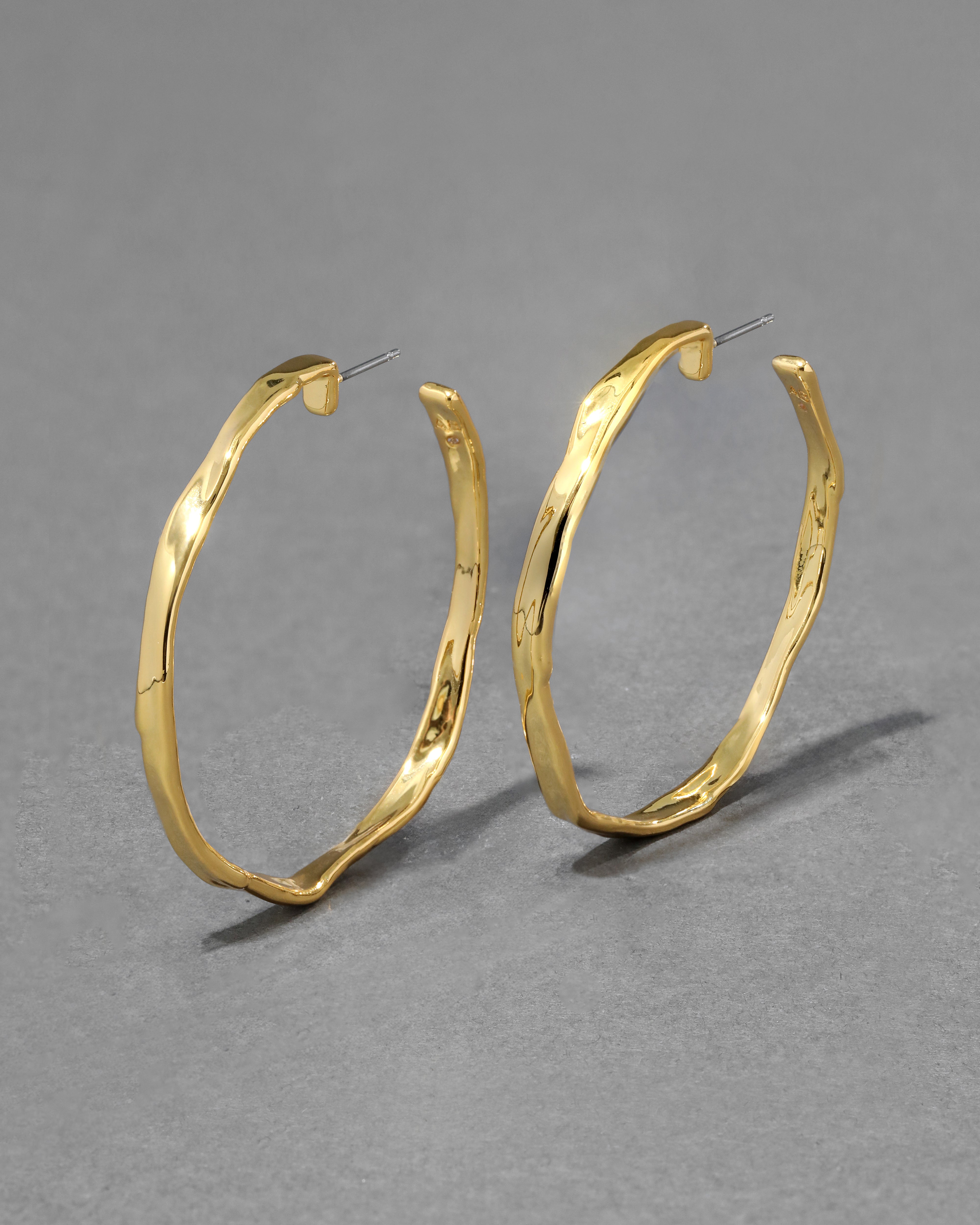 Brut Skinny Hoop Earring
