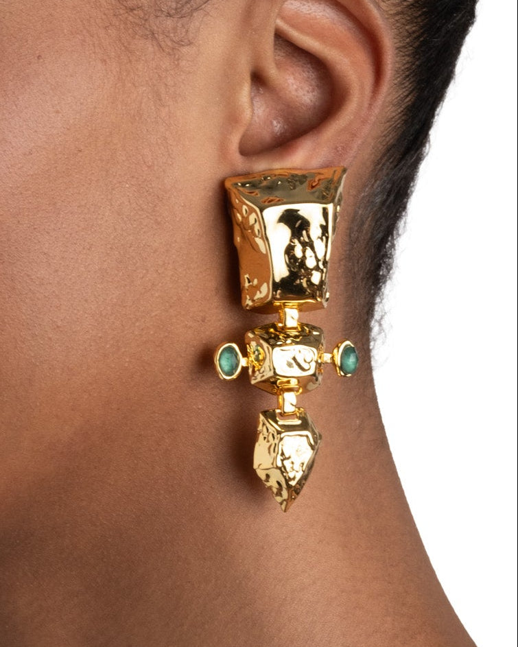 Brut Gold Totem Clip Earring - Photo 2
