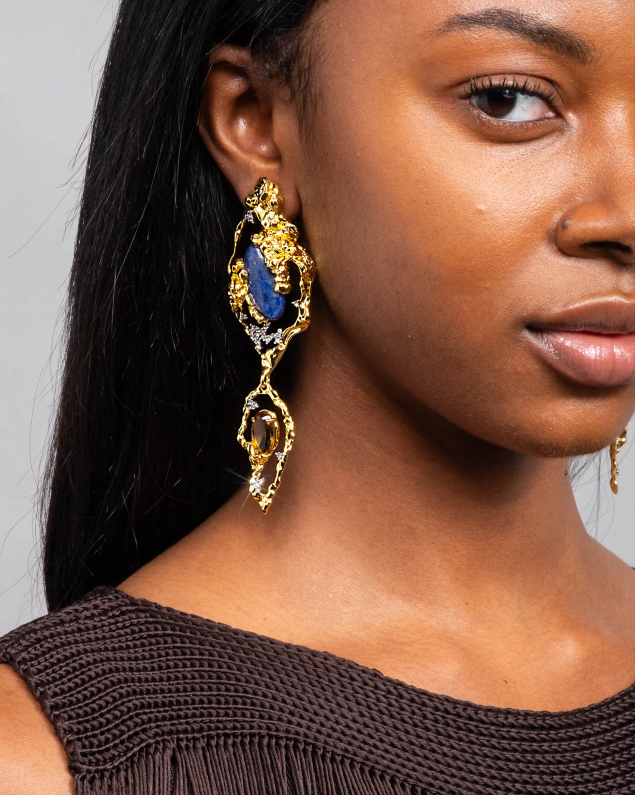 Brut Mosaic Clip Earring - Photo 2