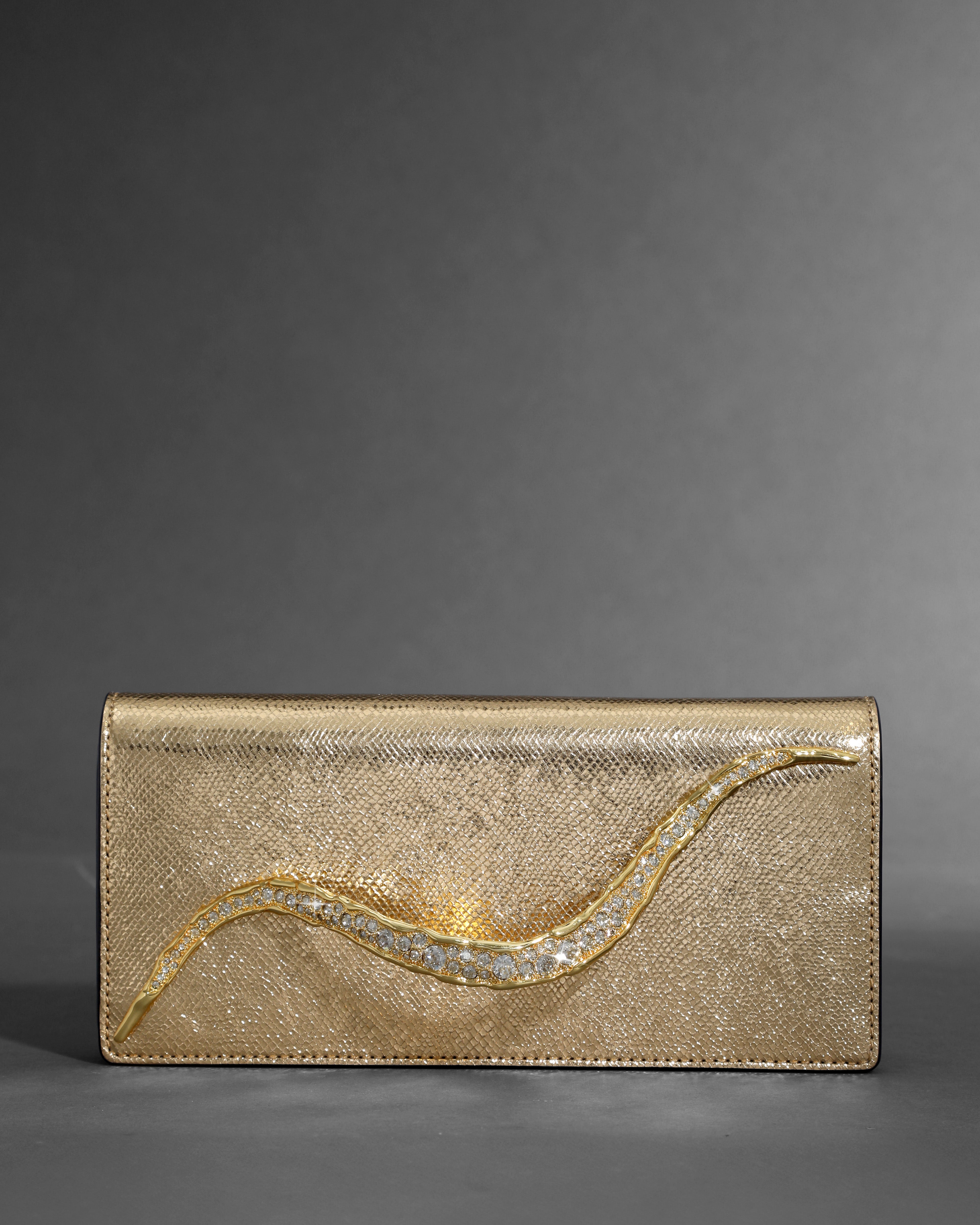Crystal Curve Clutch