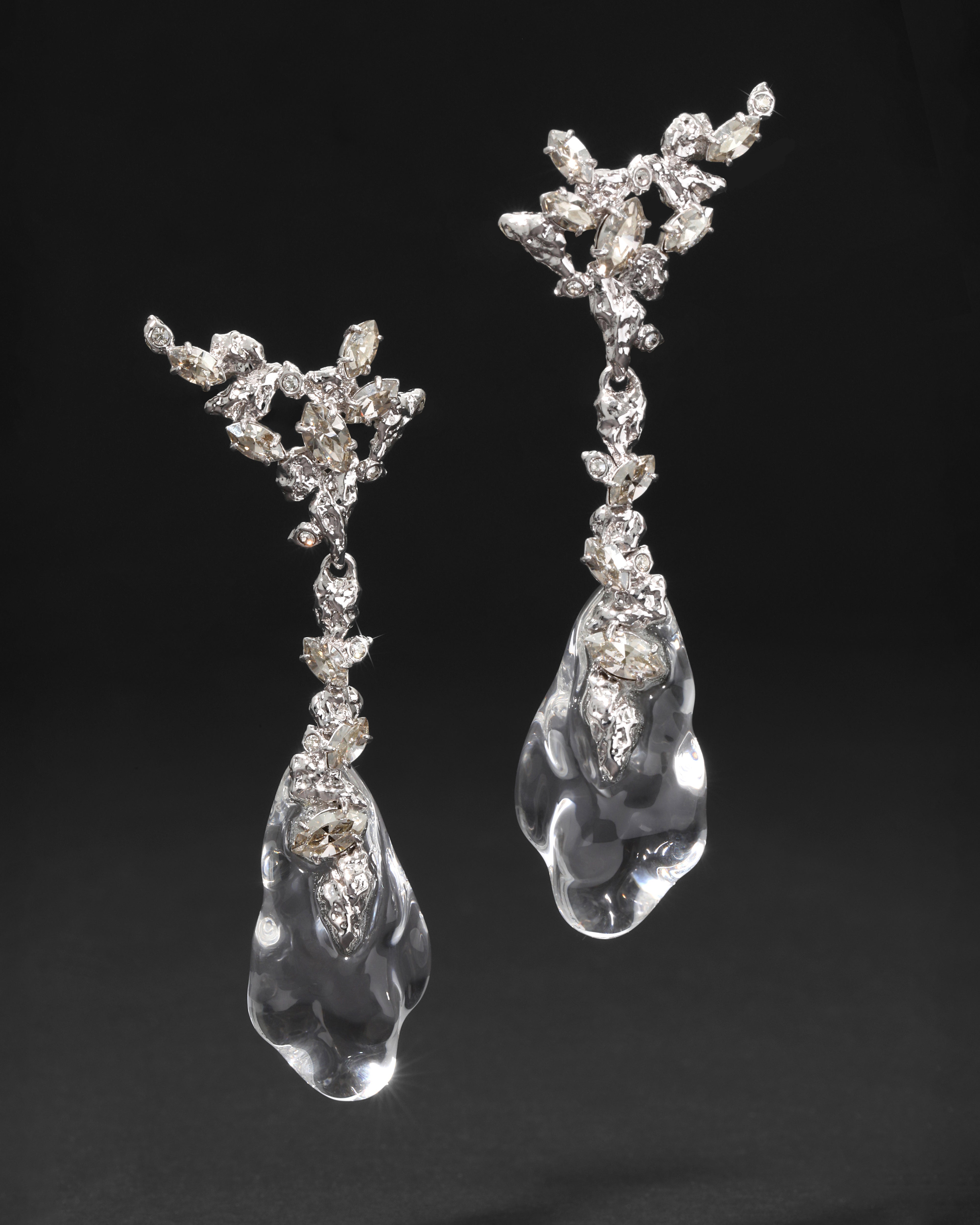 Dream Rain Post Drop Earring- Silver