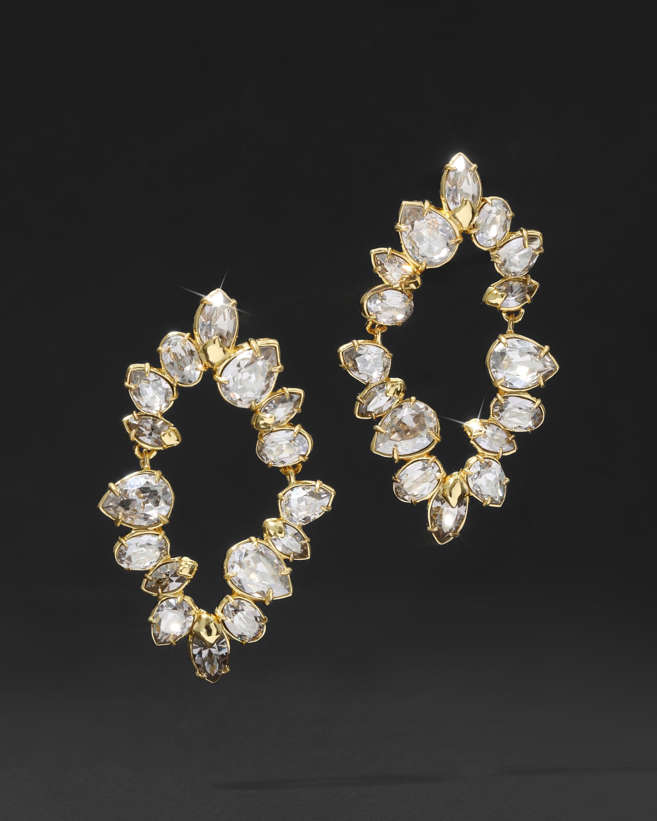 Éclat Crystal Open Post Earring - Photo 2