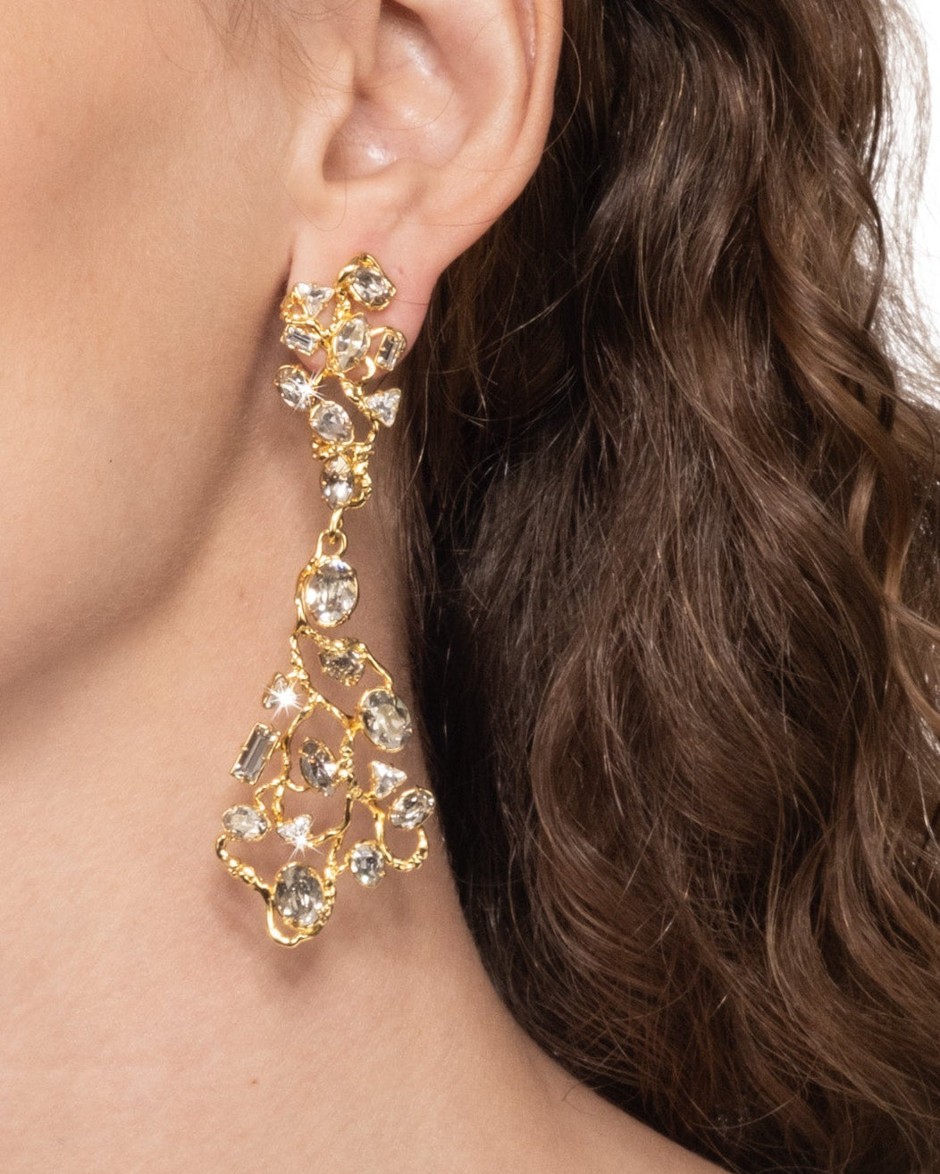 Éclat Crystal Large Drop Earring - Photo 2