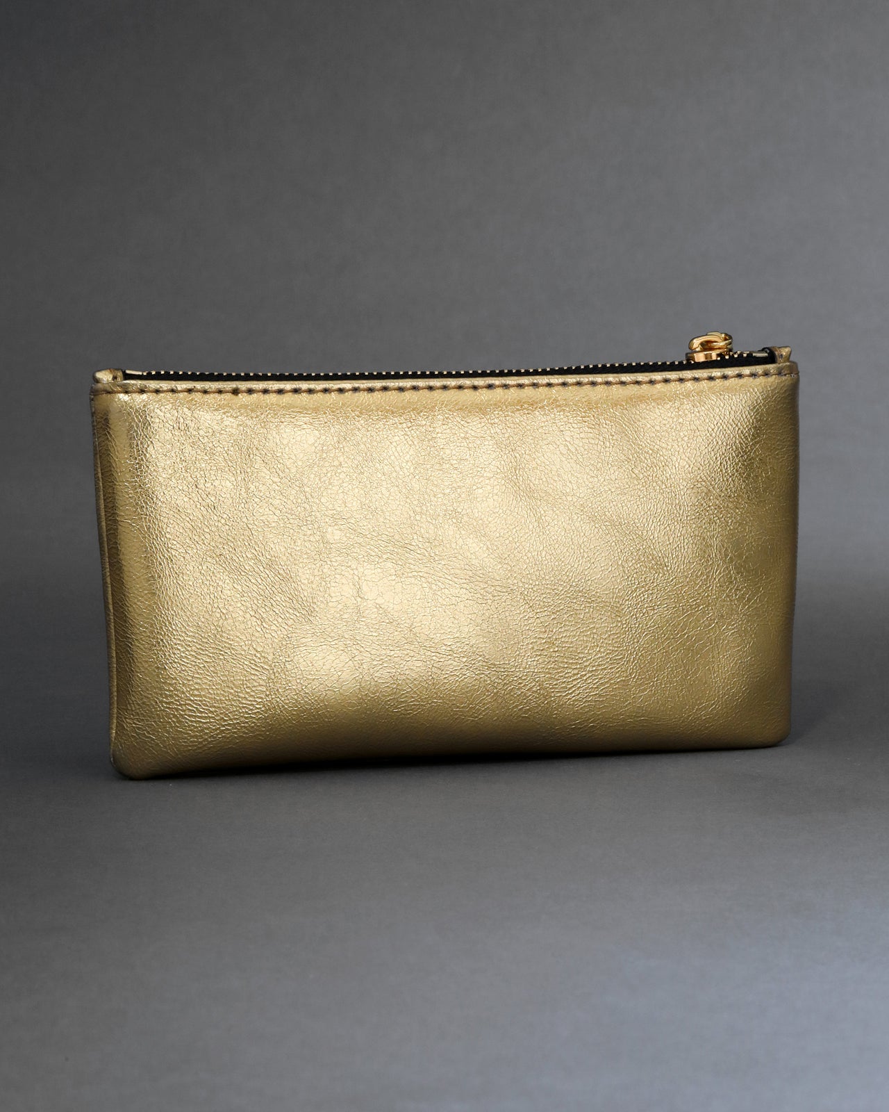 Zipper Pouch- Gold - Photo 2