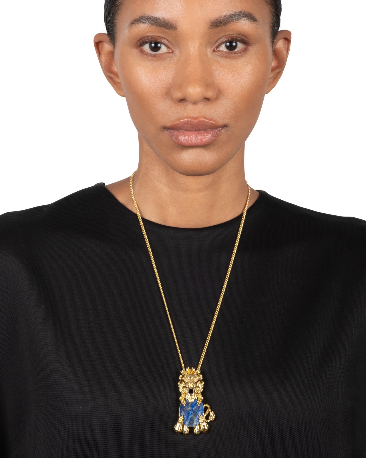 Brut Lion Lapis Necklace - Photo 2