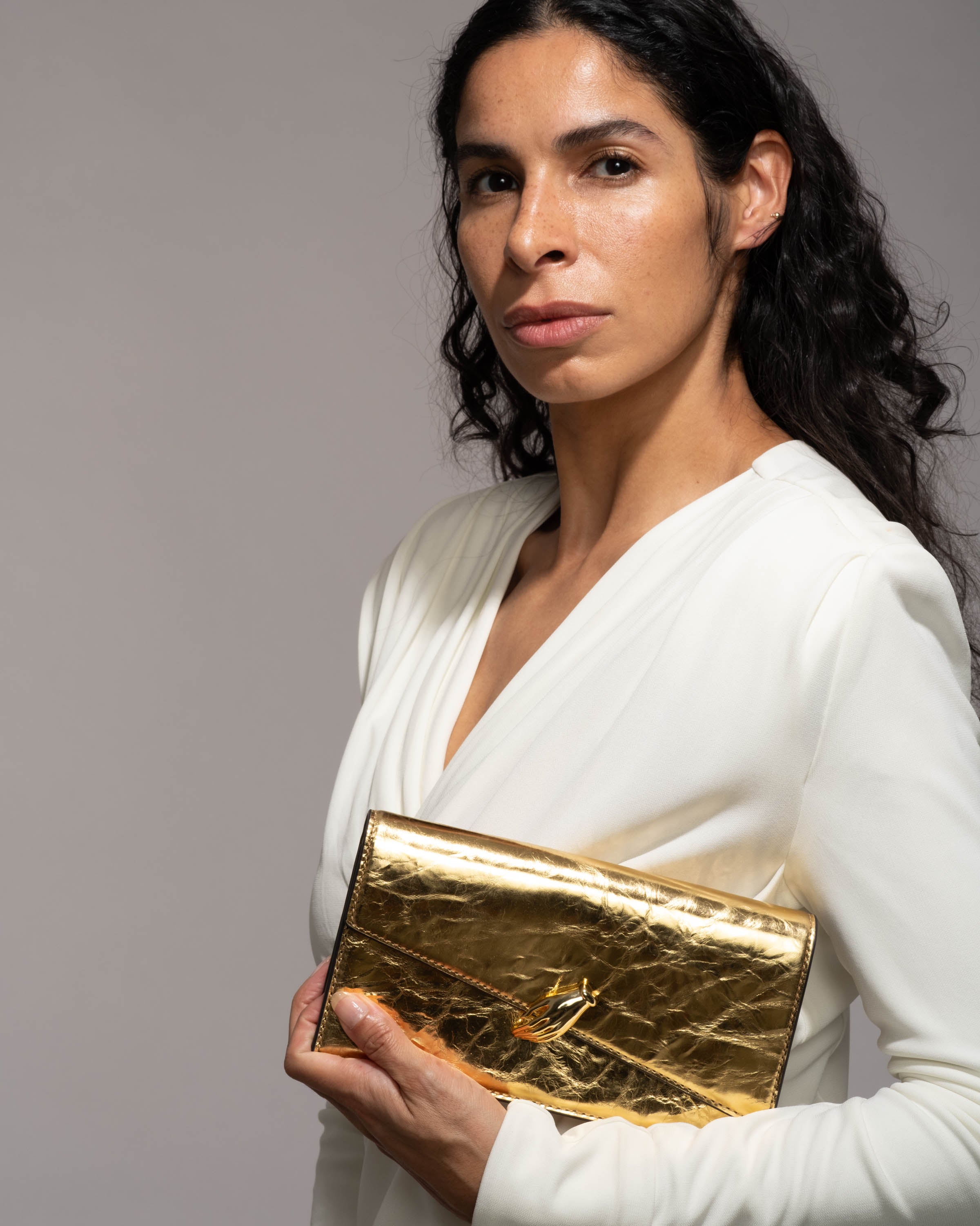 Gold In My Dreams Chain Crossbody Purse Alexis Bittar