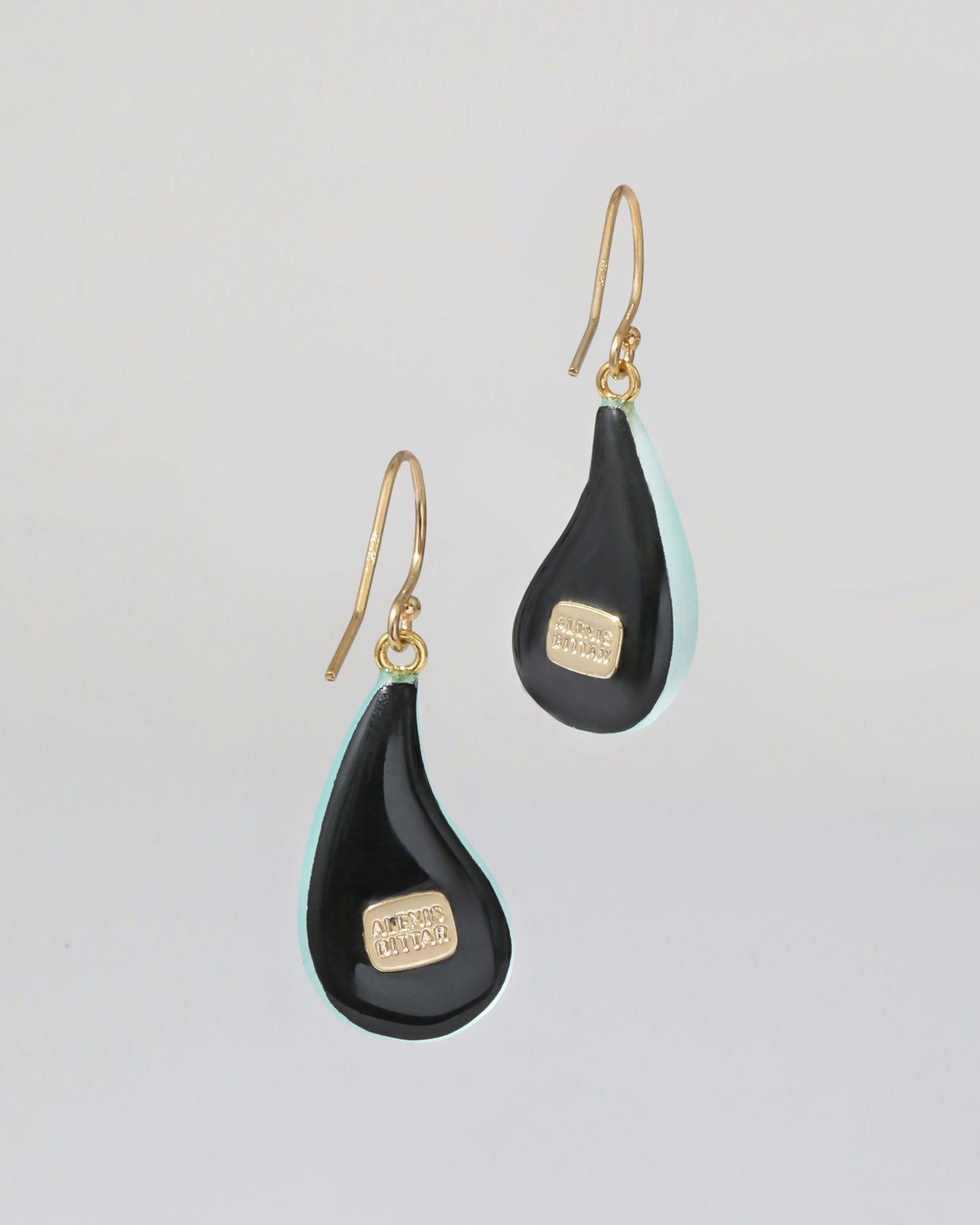 Lucite Dewdrop Earring- Mint Green - Photo 2