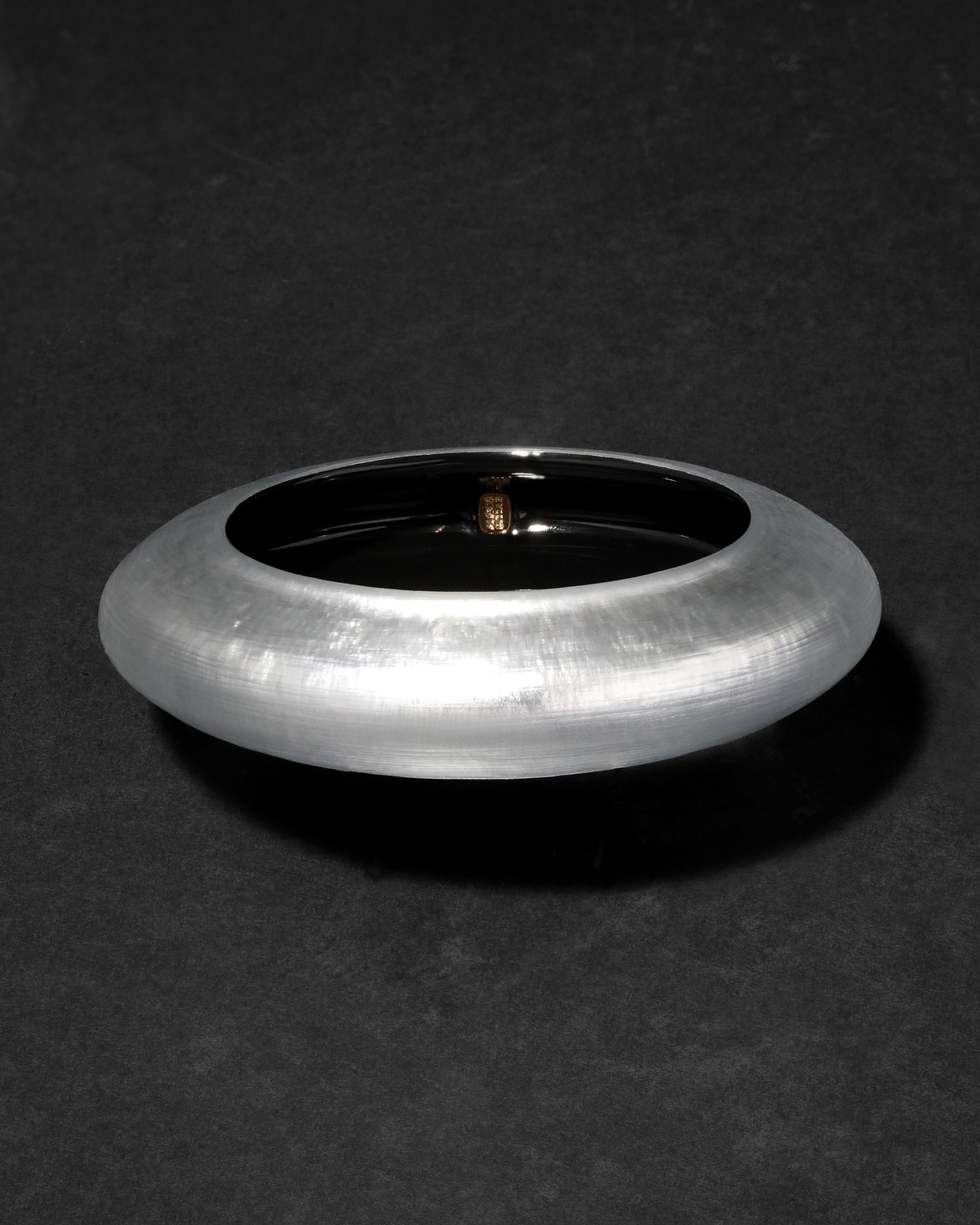 Lucite Saucer Bangle Bracelet