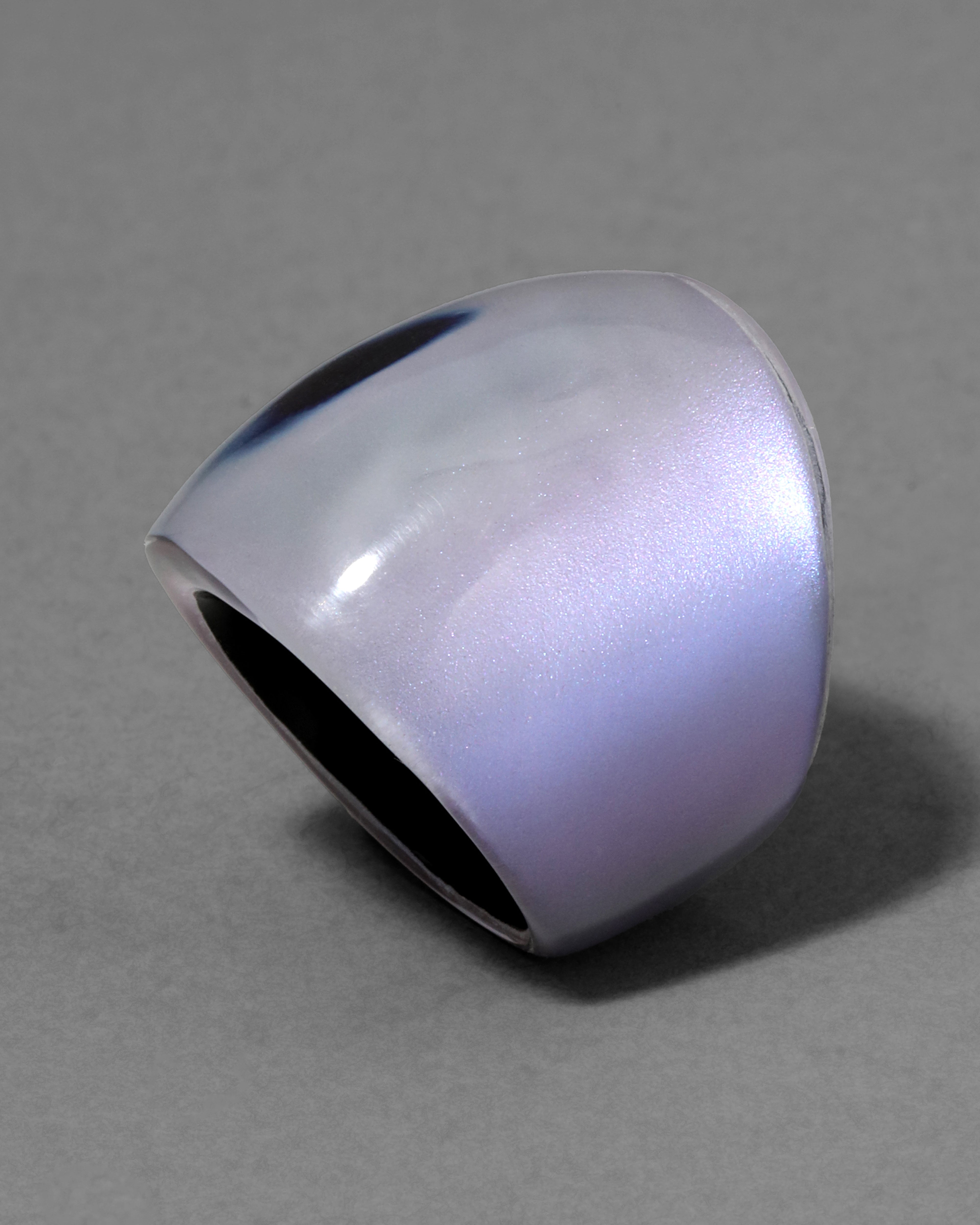 Lucite Block Ring- Aurora