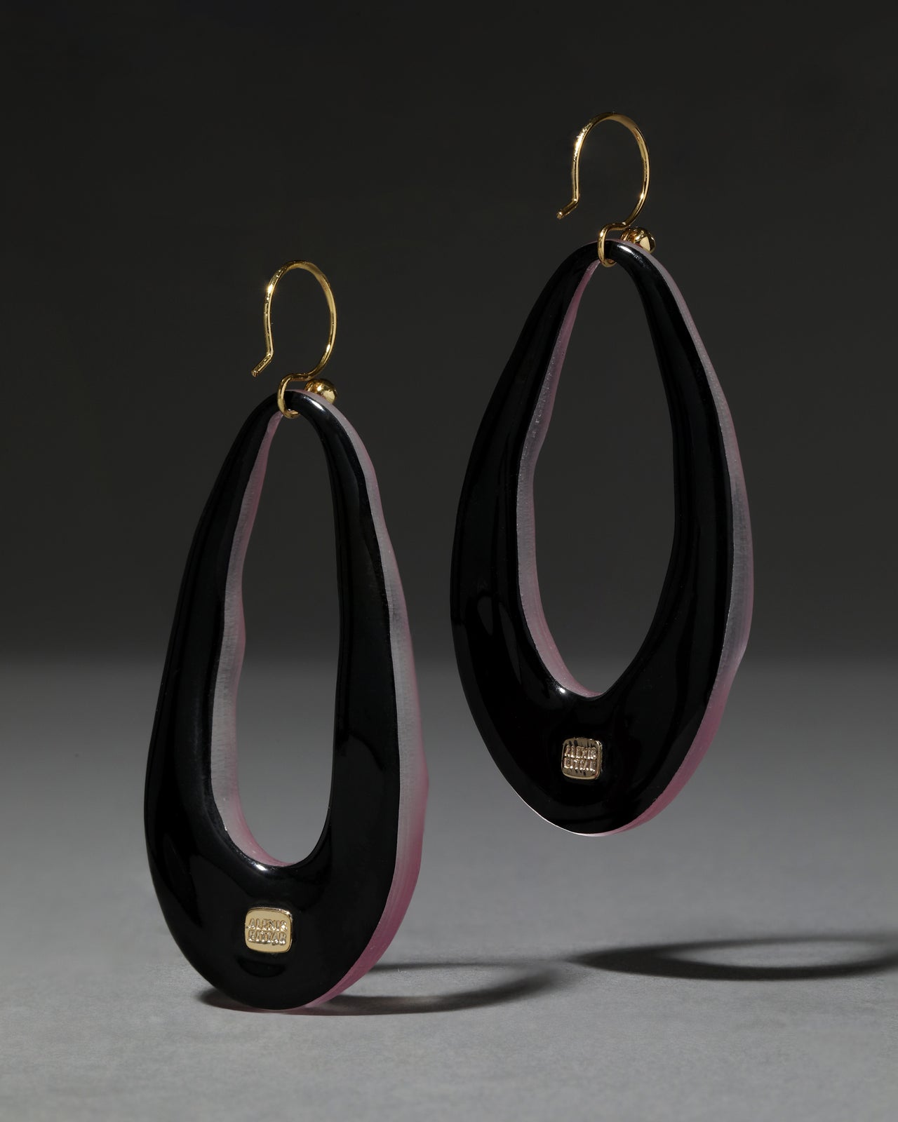 Lucite Link Wire Earring- Candy Pink - Photo 2
