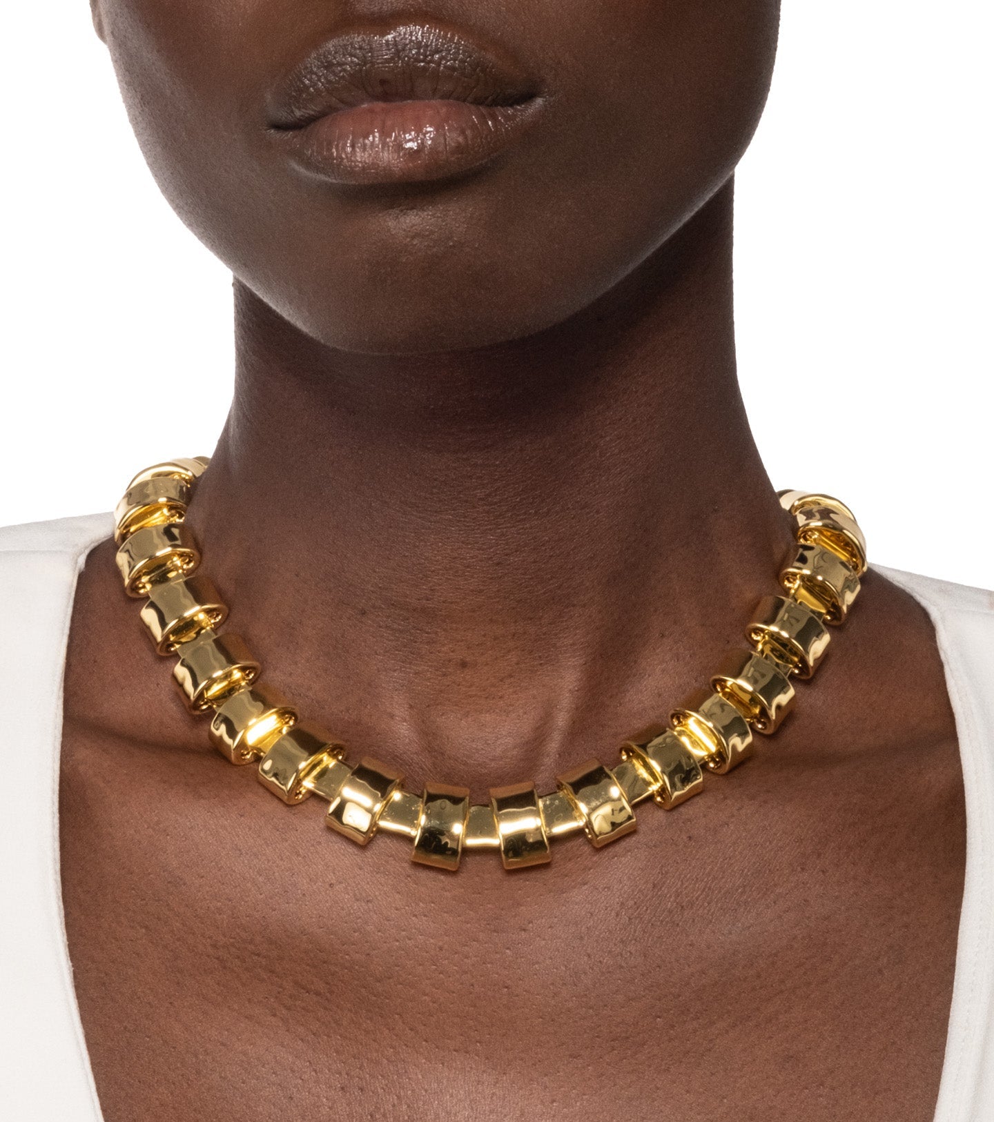 Molten Bar Link Necklace