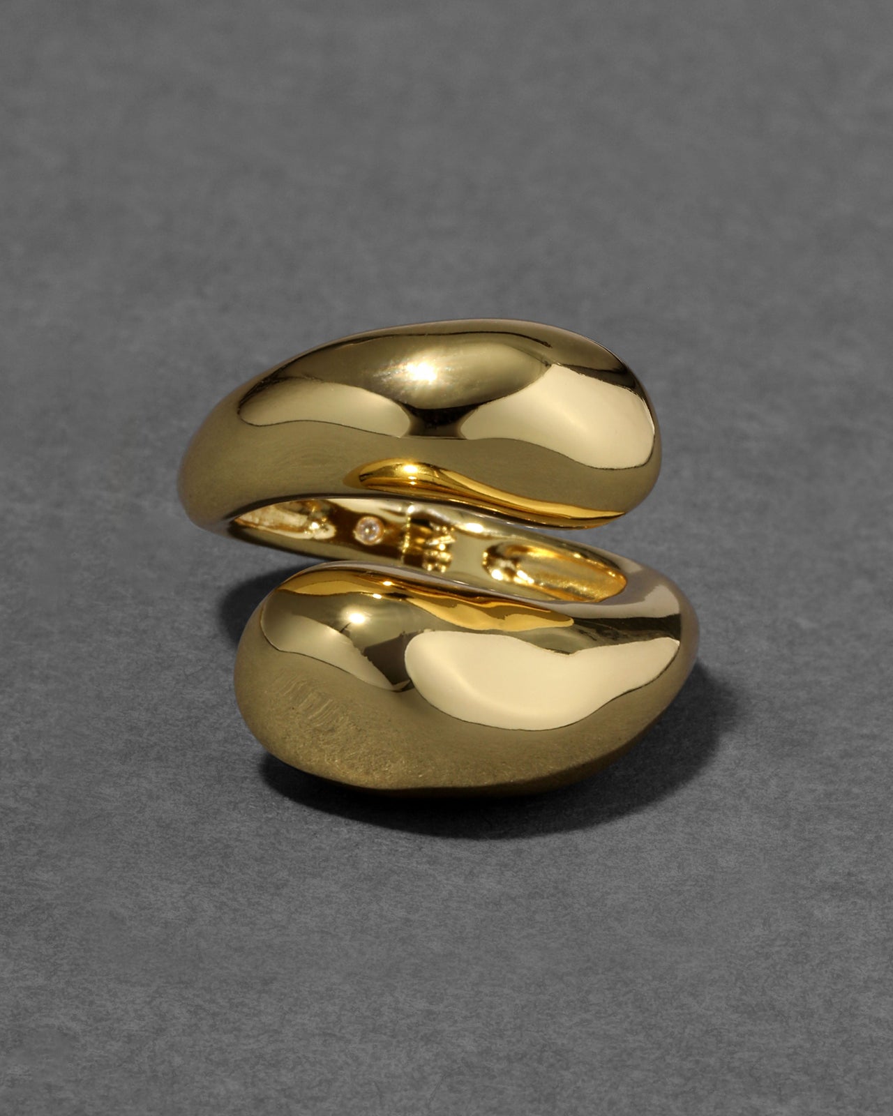 Molten Gold Dome Ring - Photo 2