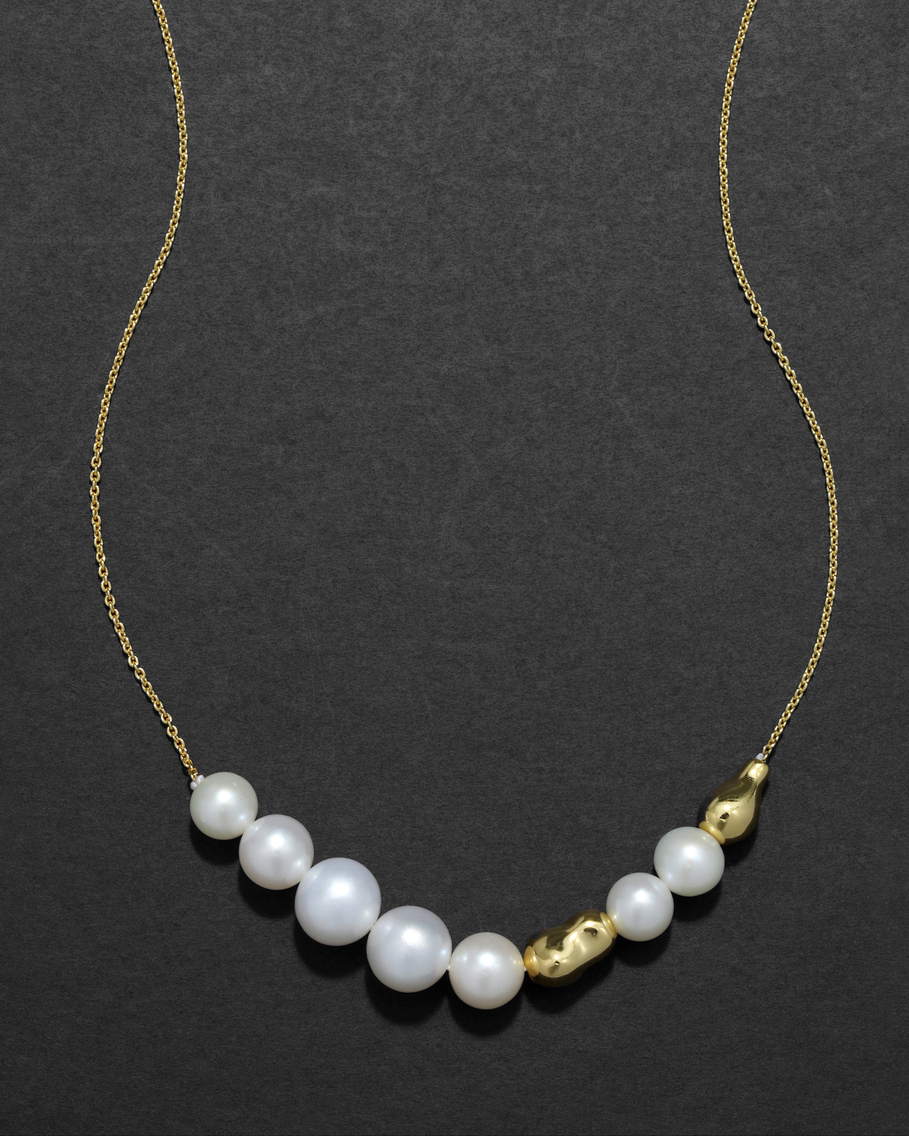 Perla Beaded Slider Necklace
