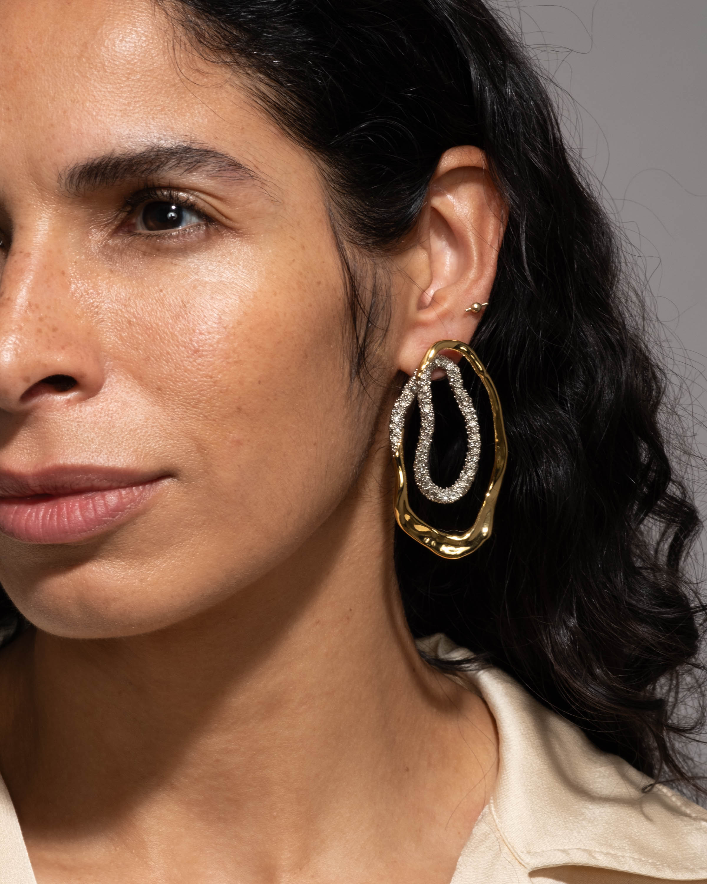 Solanales Double Loop Post Earring | Alexis Bittar