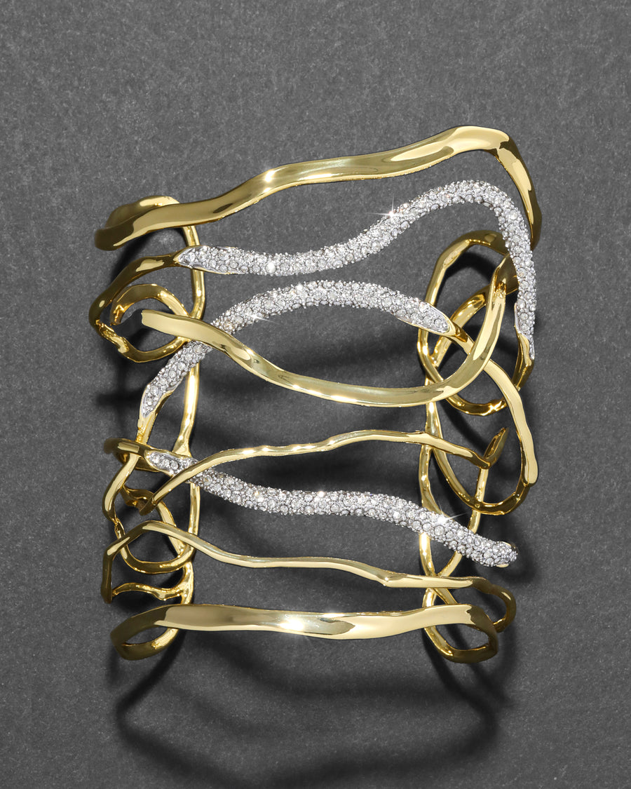 Solara Gold Demi Cuff Bracelet