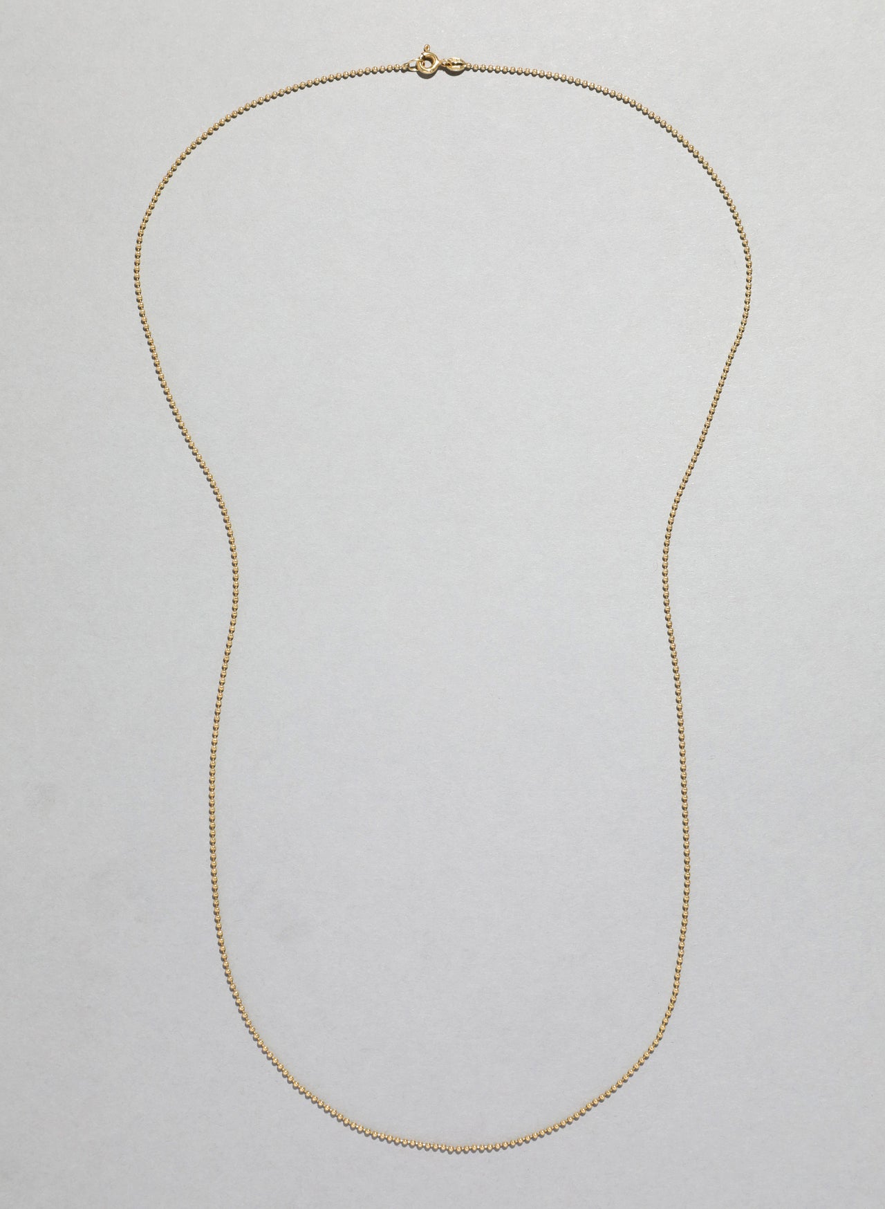 Vintage 14k Classic Italian Ball Chain Necklace - Photo 2