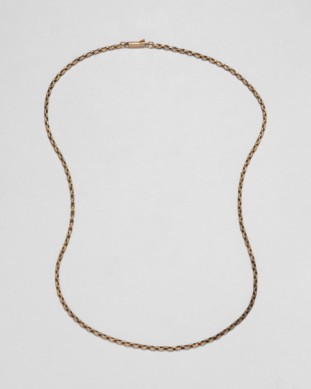 Antique Victorian 14k Gold Cable Chain Necklace - Photo 2