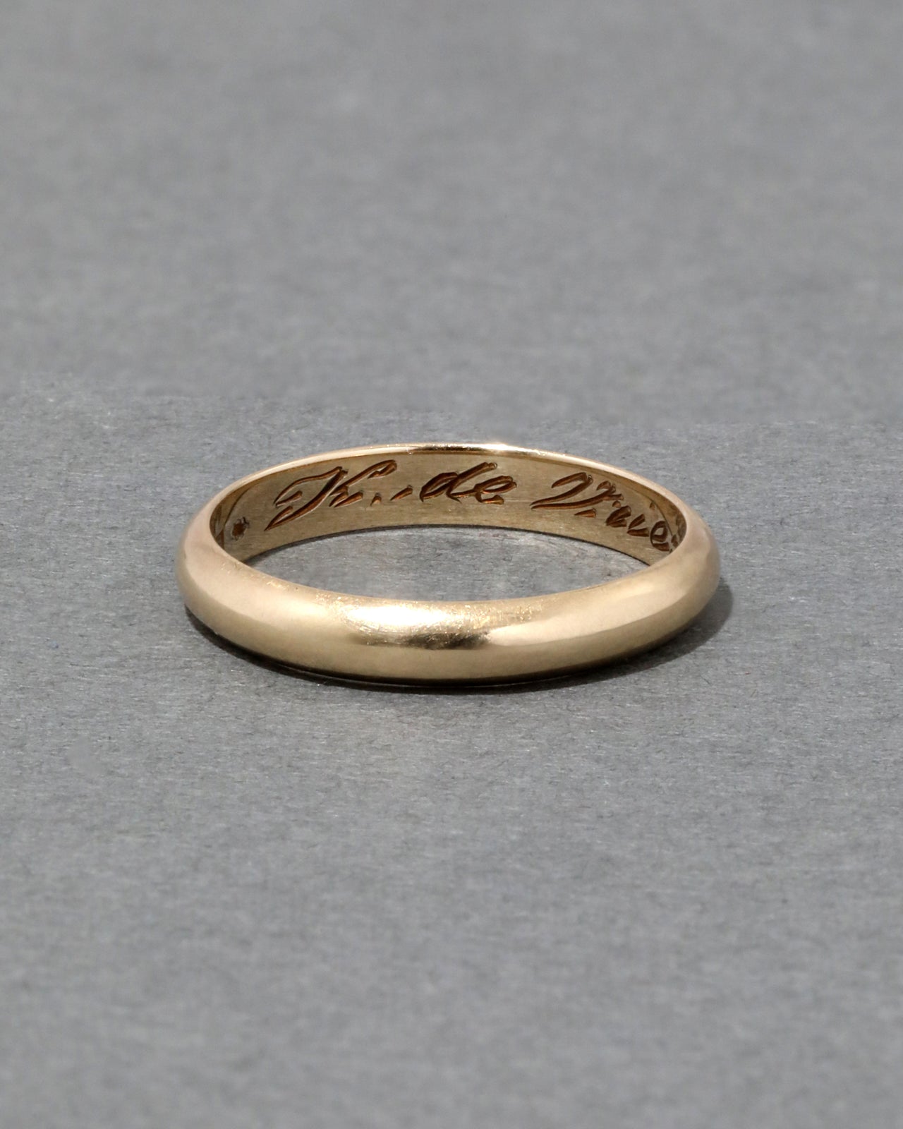 Vintage 14k Gold Band Ring 2 - Photo 2