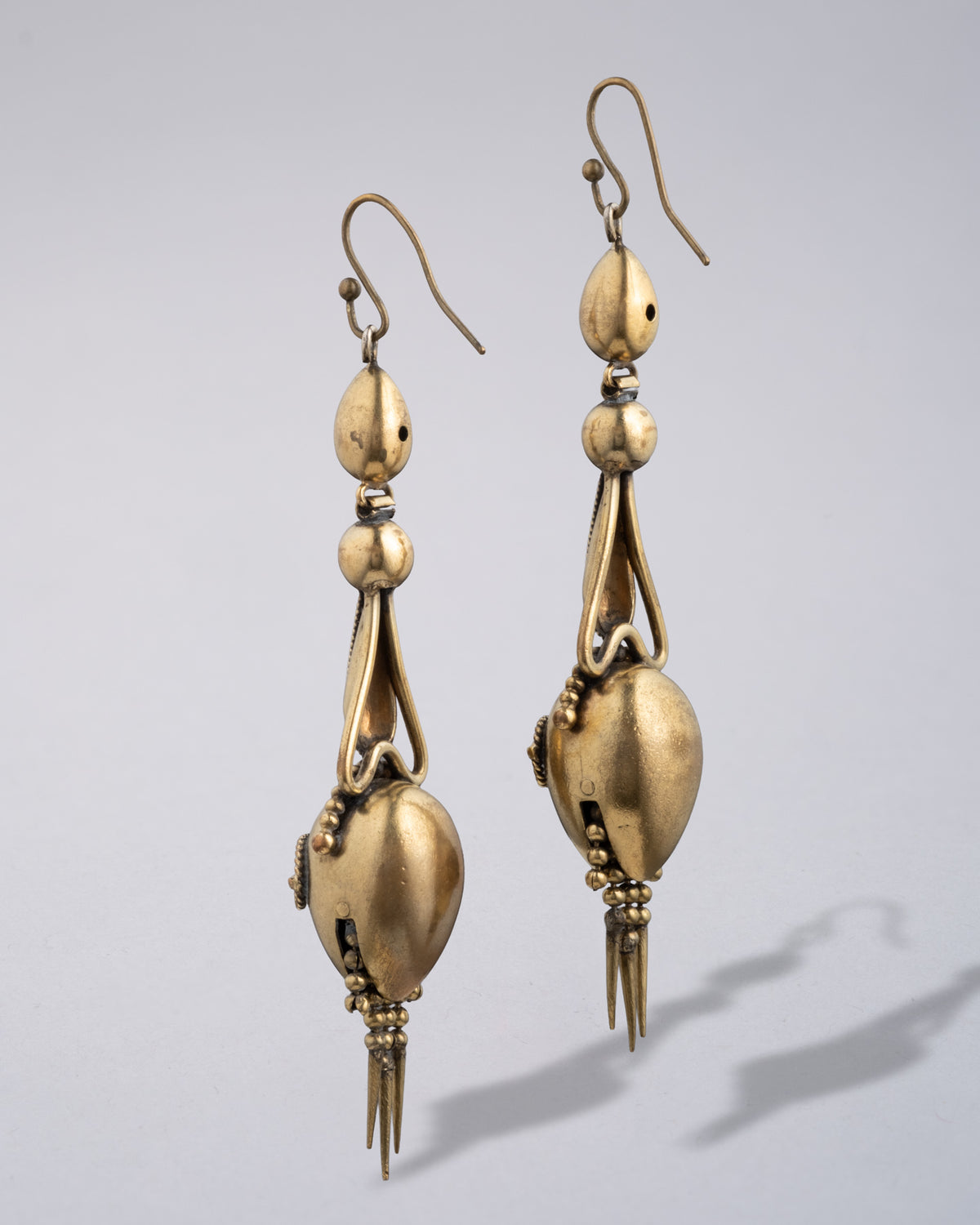 Antique Victorian 1800s 14k Gold Fill Earring - Photo 2